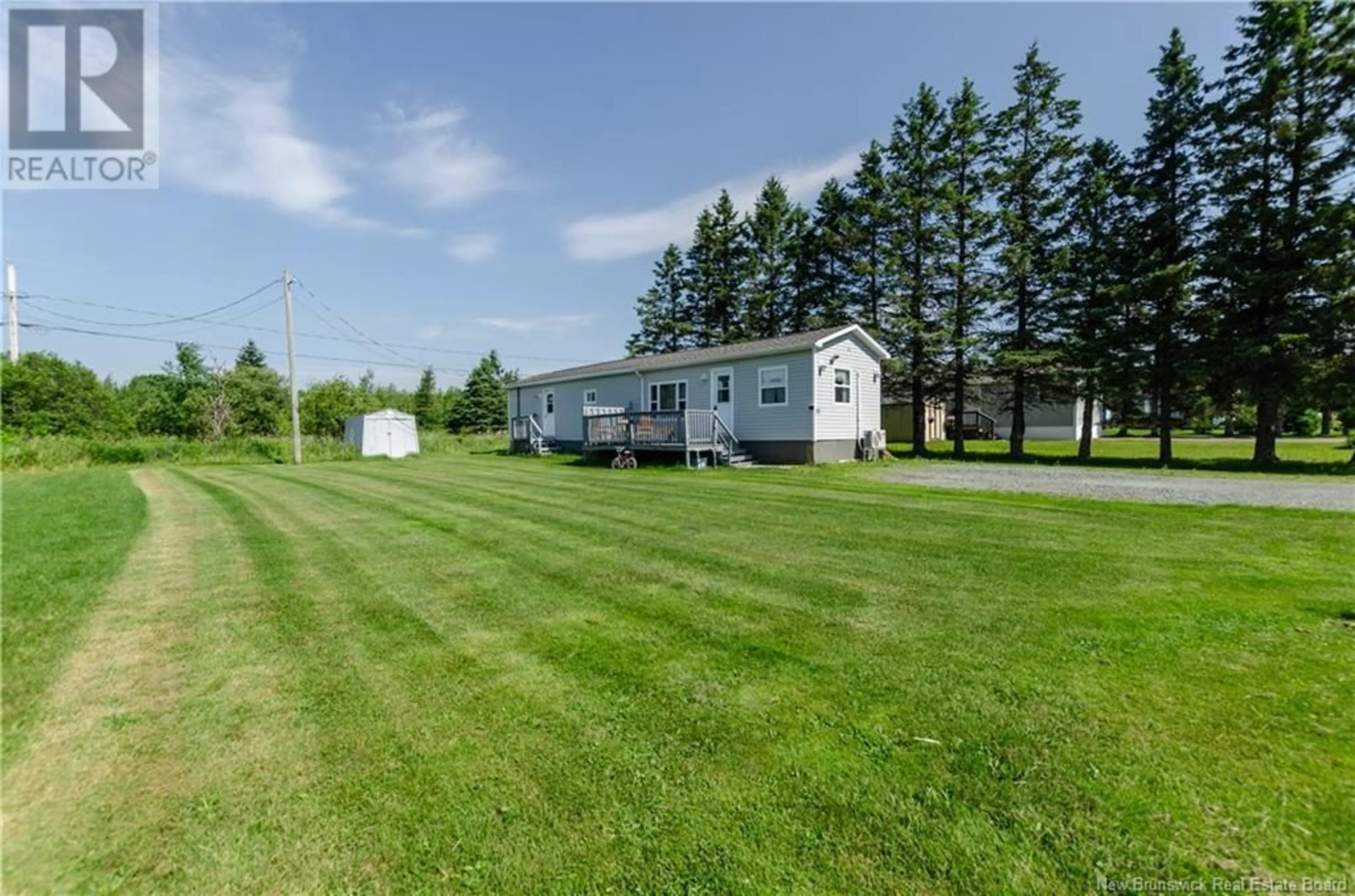 A pic from outside/outdoor area/front of a property/back of a property/a pic from drone, water/lake/river/ocean view for 15 RUSSELL DRIVE, Salisbury New Brunswick E4J2R3