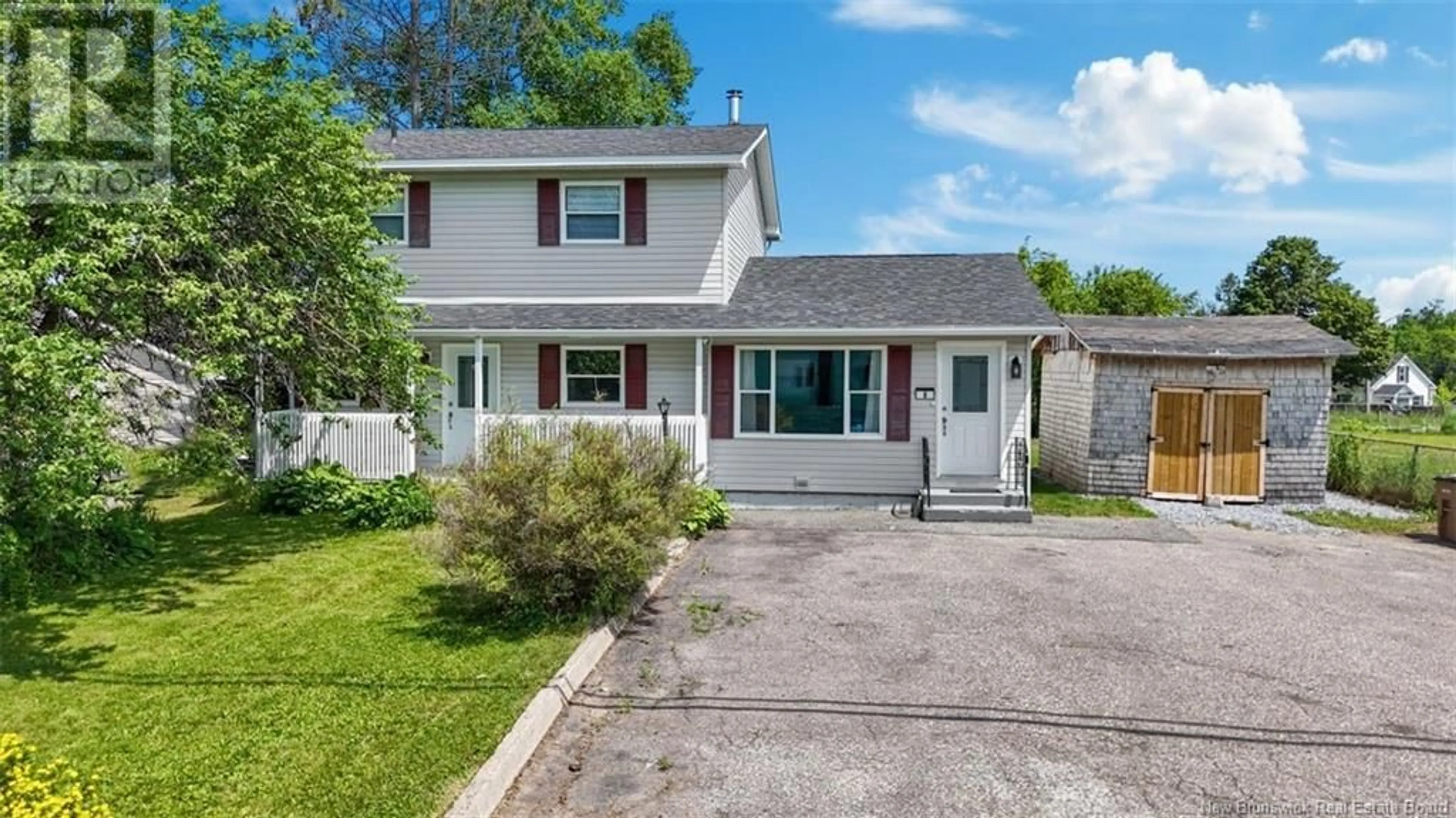 Home with vinyl exterior material, street for 8 HIGHFIELD AVENUE, Saint John New Brunswick E2M6V5