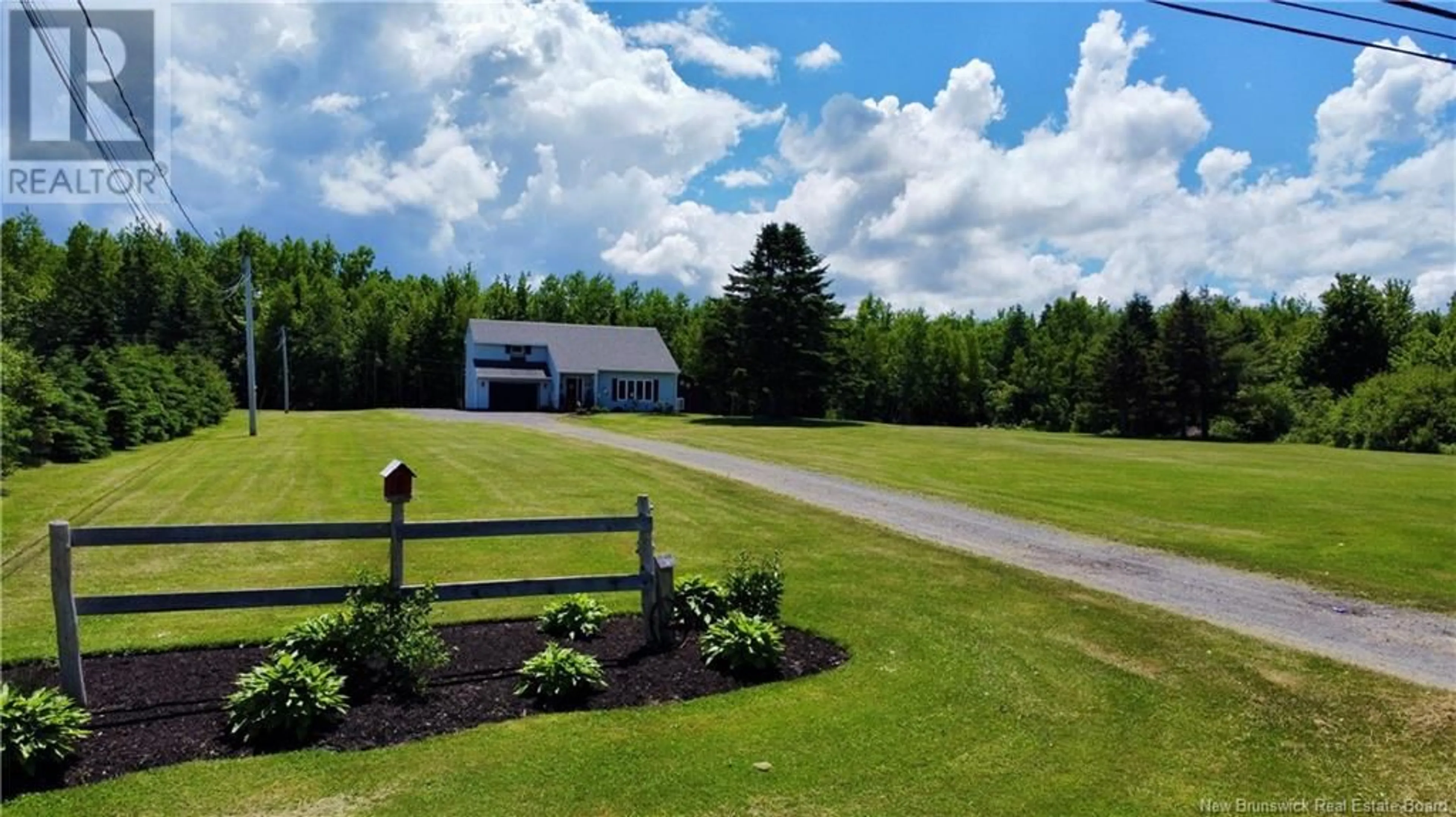 A pic from outside/outdoor area/front of a property/back of a property/a pic from drone, unknown for 110 VALLEY RANCH ROAD, Irishtown New Brunswick E1H2R3