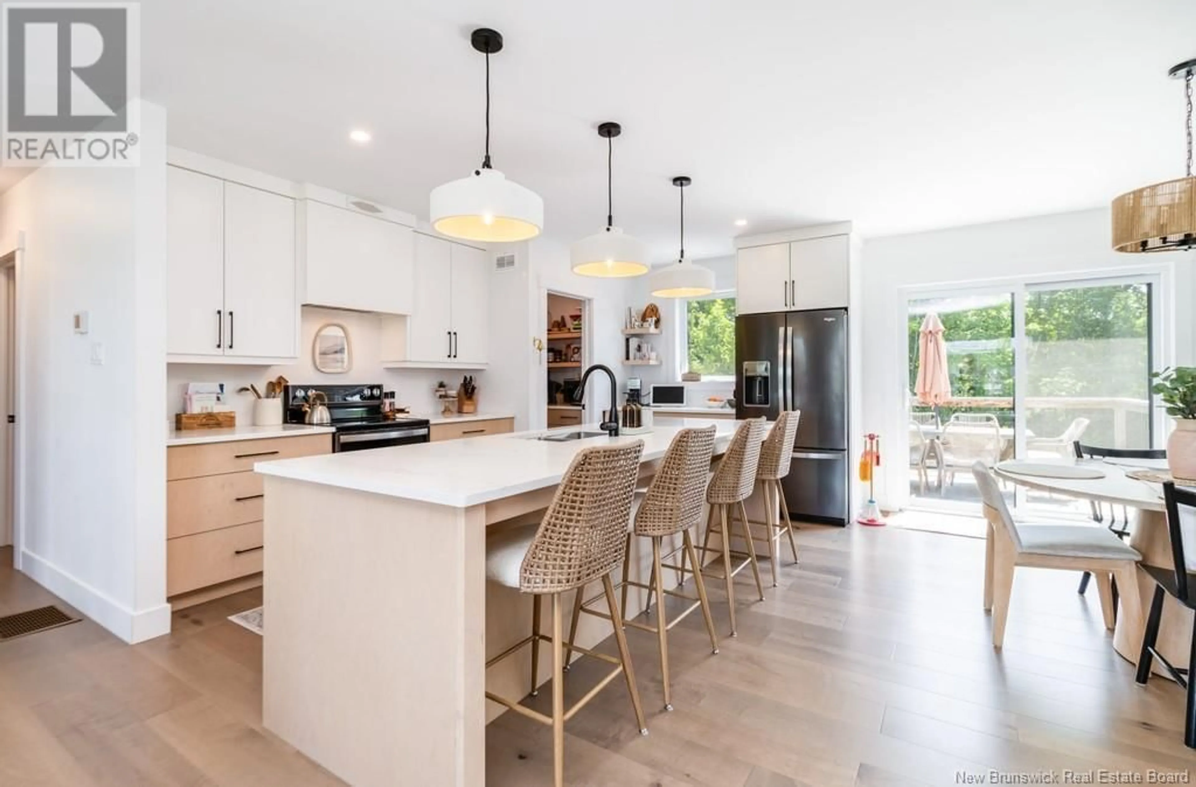 Open concept kitchen, ceramic/tile floor for 138 MITCHELL WAYNE, Fredericton New Brunswick E3G5M6