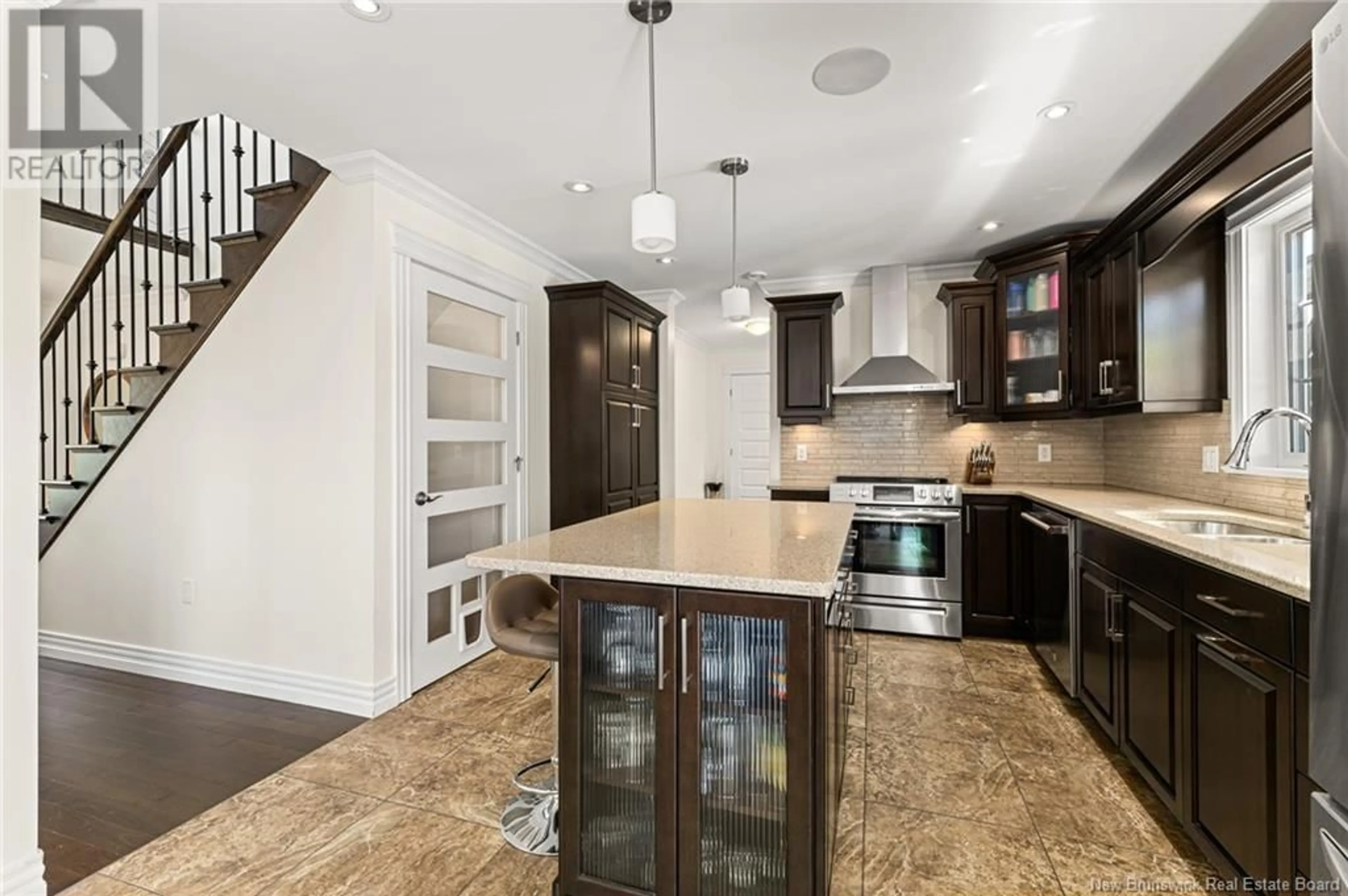 Open concept kitchen, ceramic/tile floor for 69 SHIAJAN CRESCENT, Moncton New Brunswick E1G0L5