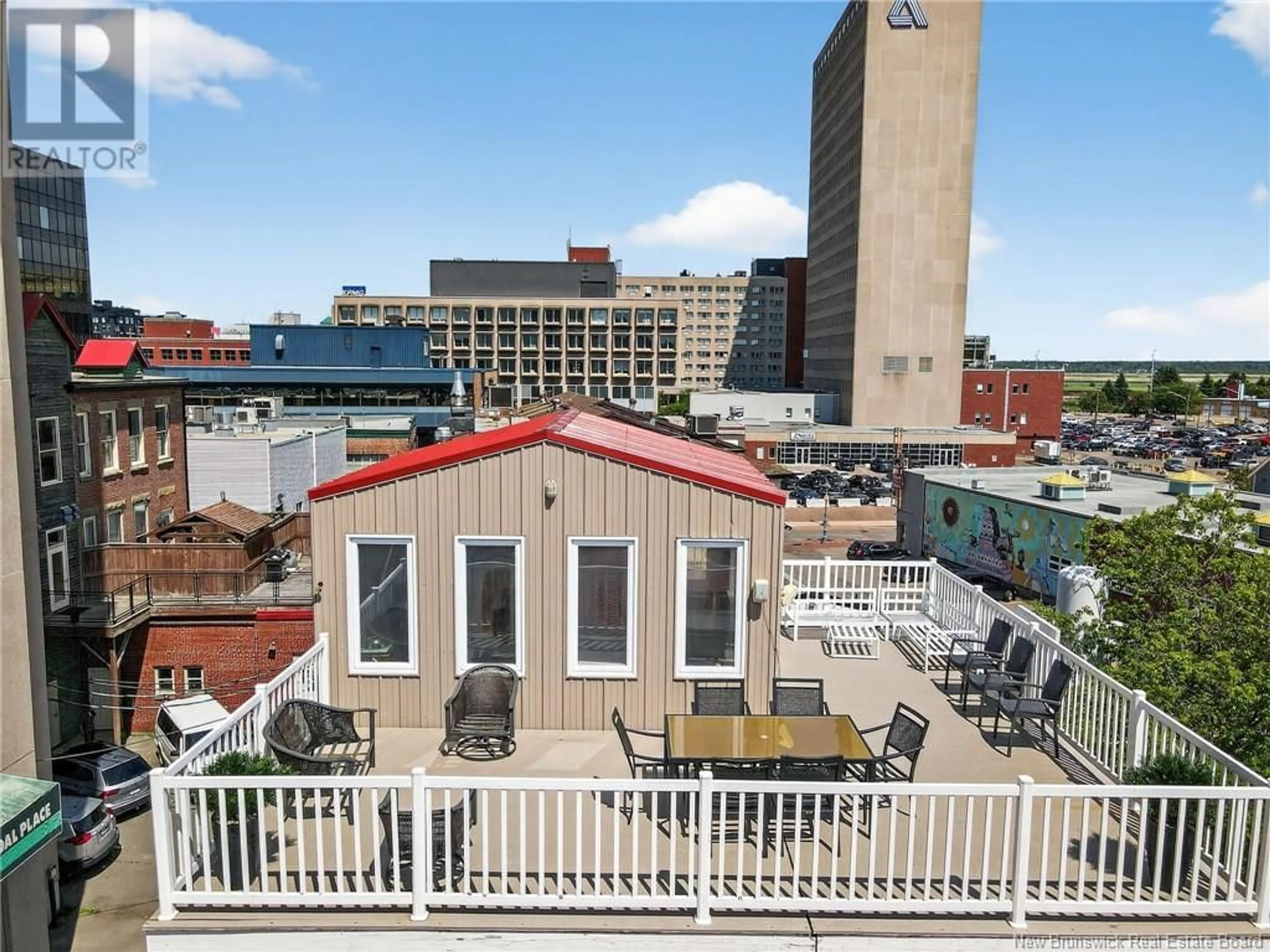 A pic from outside/outdoor area/front of a property/back of a property/a pic from drone, city buildings view from balcony for 163 ROBINSON STREET, Moncton New Brunswick E1C5C2