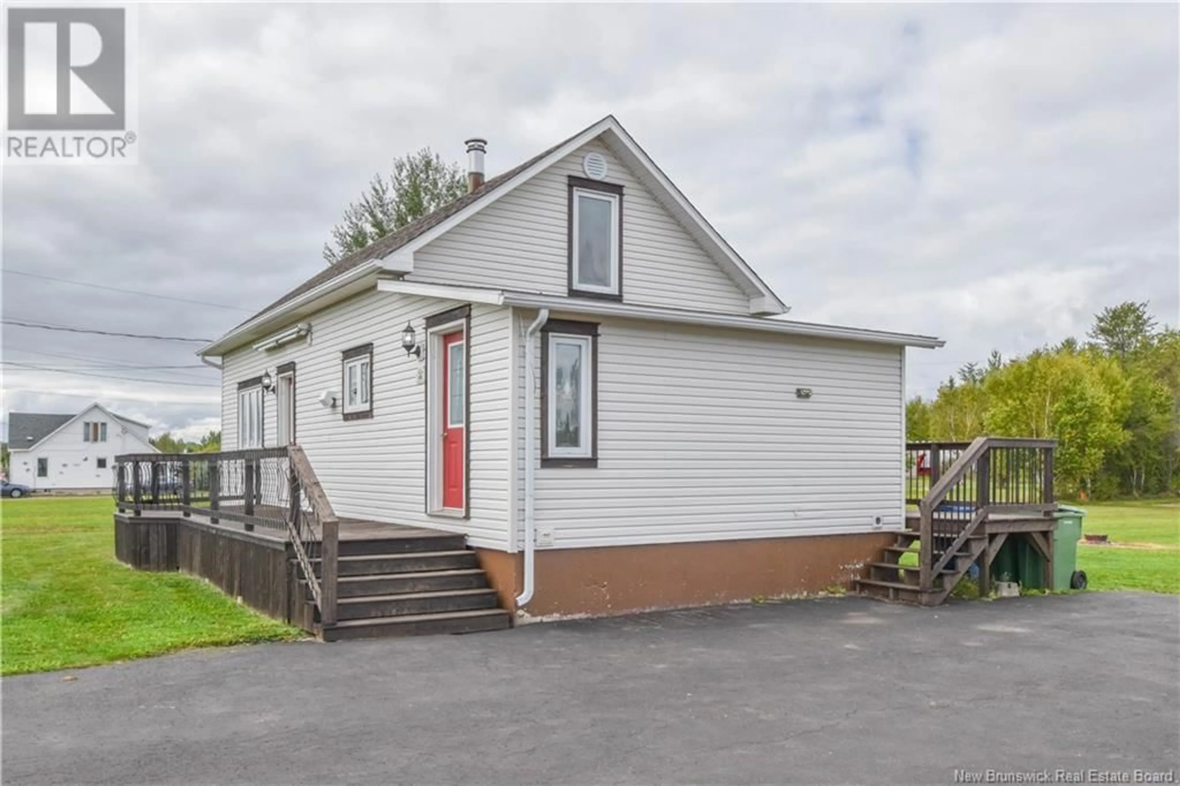 Home with vinyl exterior material, street for 5883 340 ROUTE, Haut-Paquetville New Brunswick E8R1S9