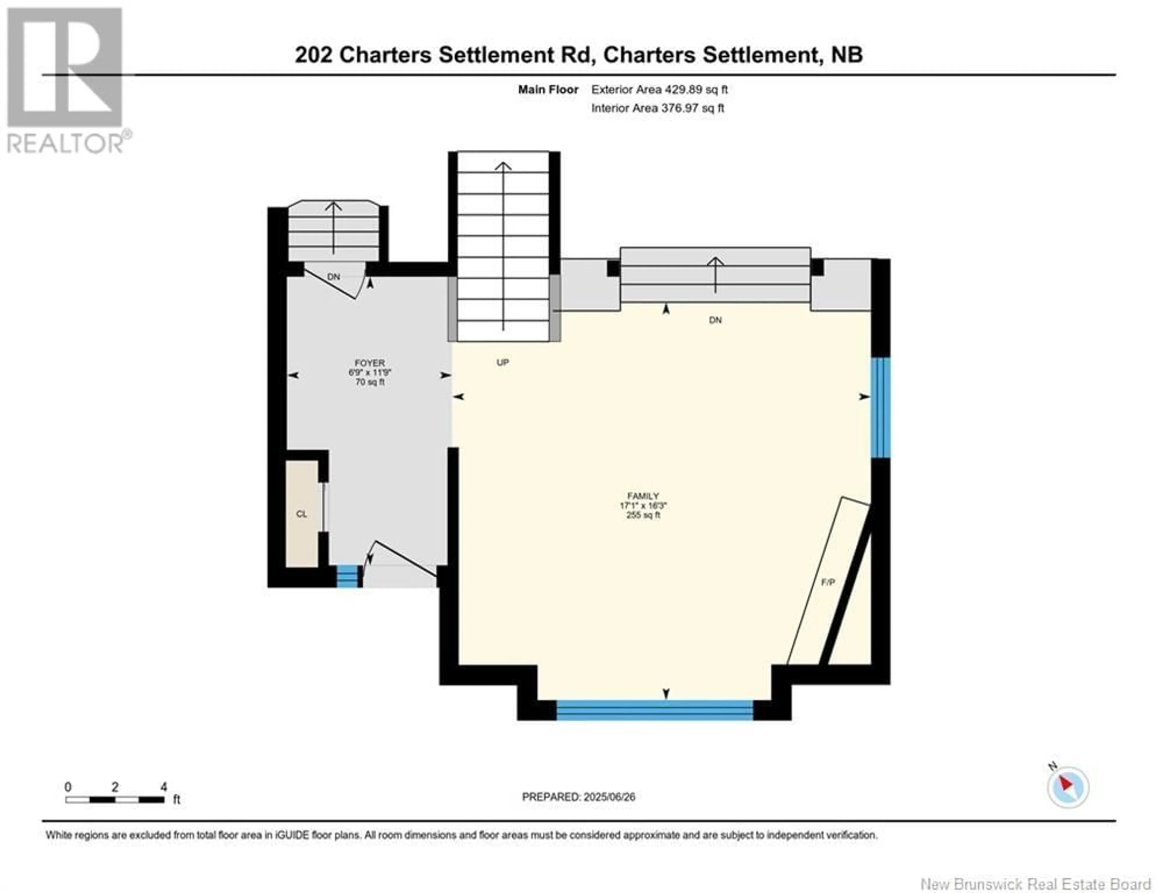Floor plan for 202 CHARTERS SETTLEMENT ROAD, Charters Settlement New Brunswick E3C1Y4