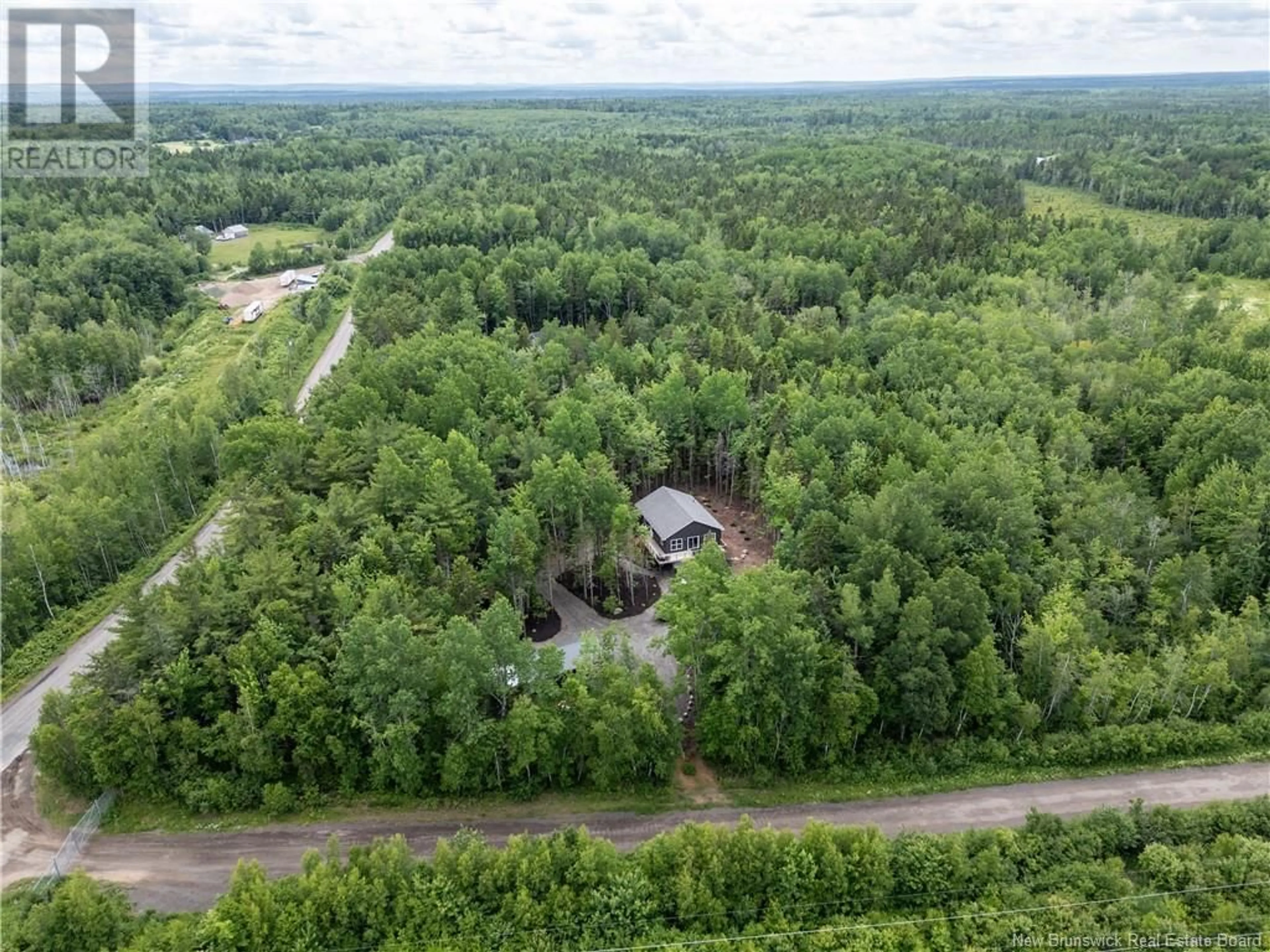 A pic from outside/outdoor area/front of a property/back of a property/a pic from drone, forest/trees view for 330 NIAGARA ROAD, Pine Glen New Brunswick E1J1S4