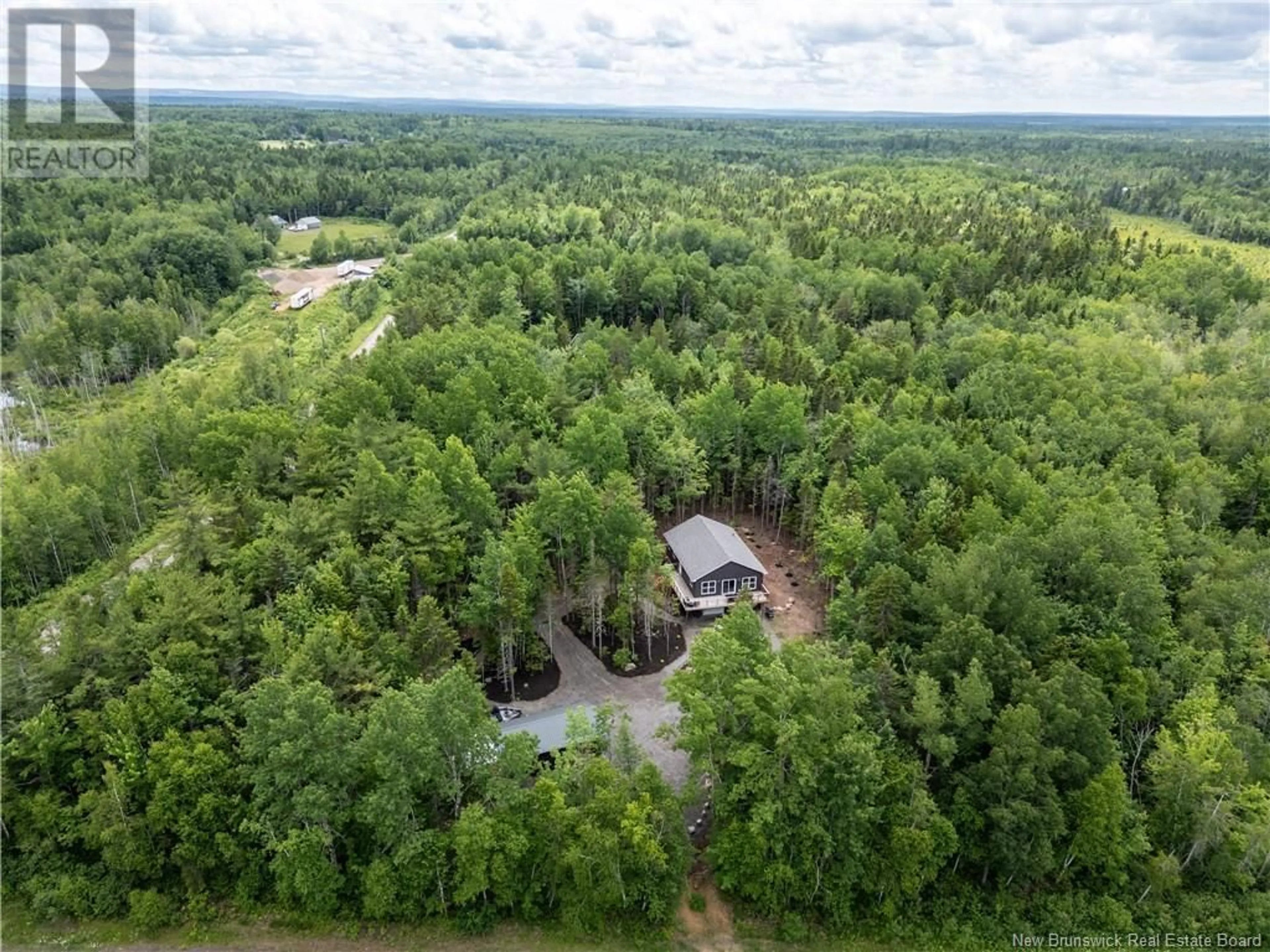 A pic from outside/outdoor area/front of a property/back of a property/a pic from drone, forest/trees view for 330 NIAGARA ROAD, Pine Glen New Brunswick E1J1S4