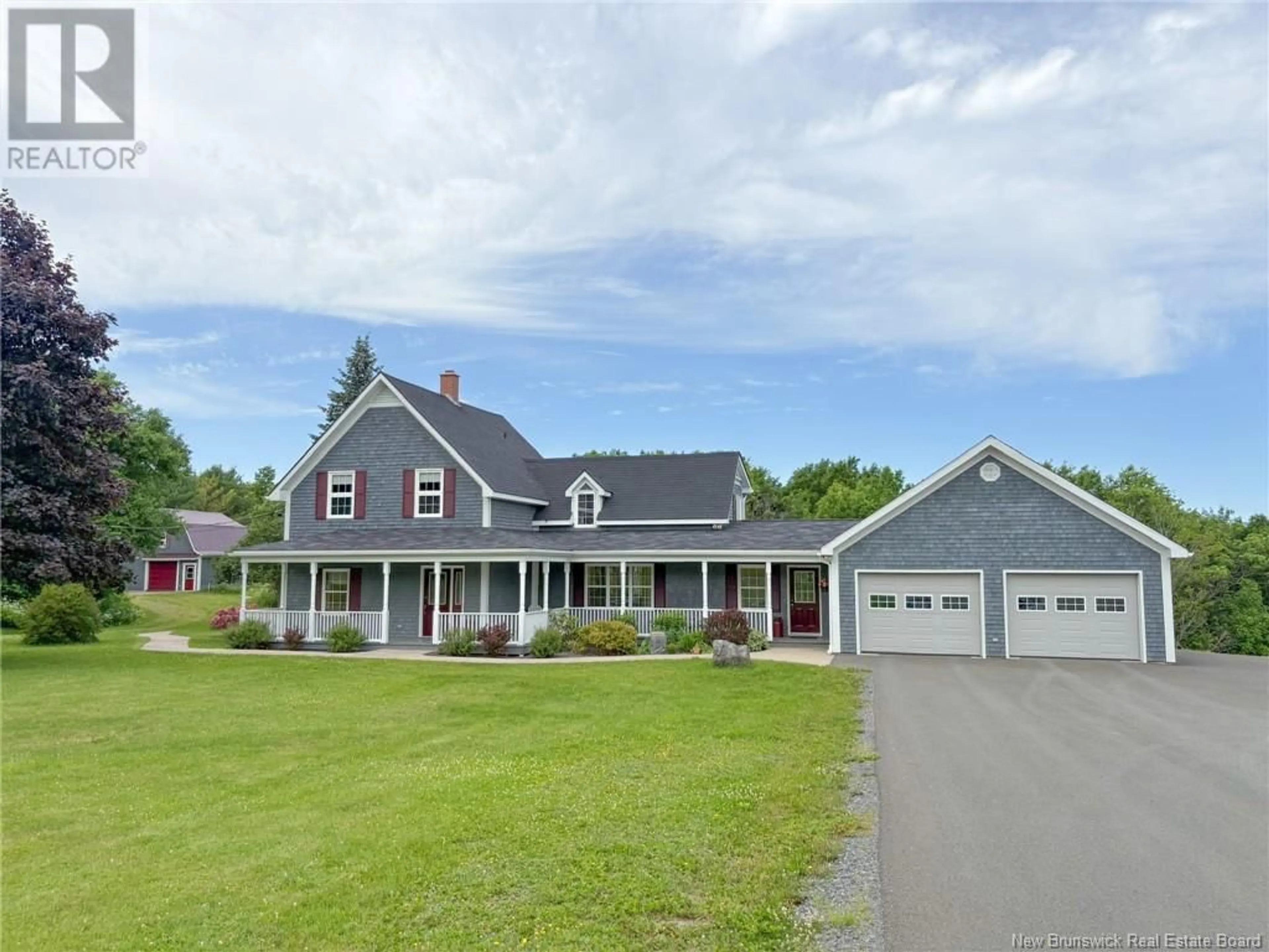 A pic from outside/outdoor area/front of a property/back of a property/a pic from drone, unknown for 85 MILBURY ROAD, Bedell New Brunswick E7M4R4
