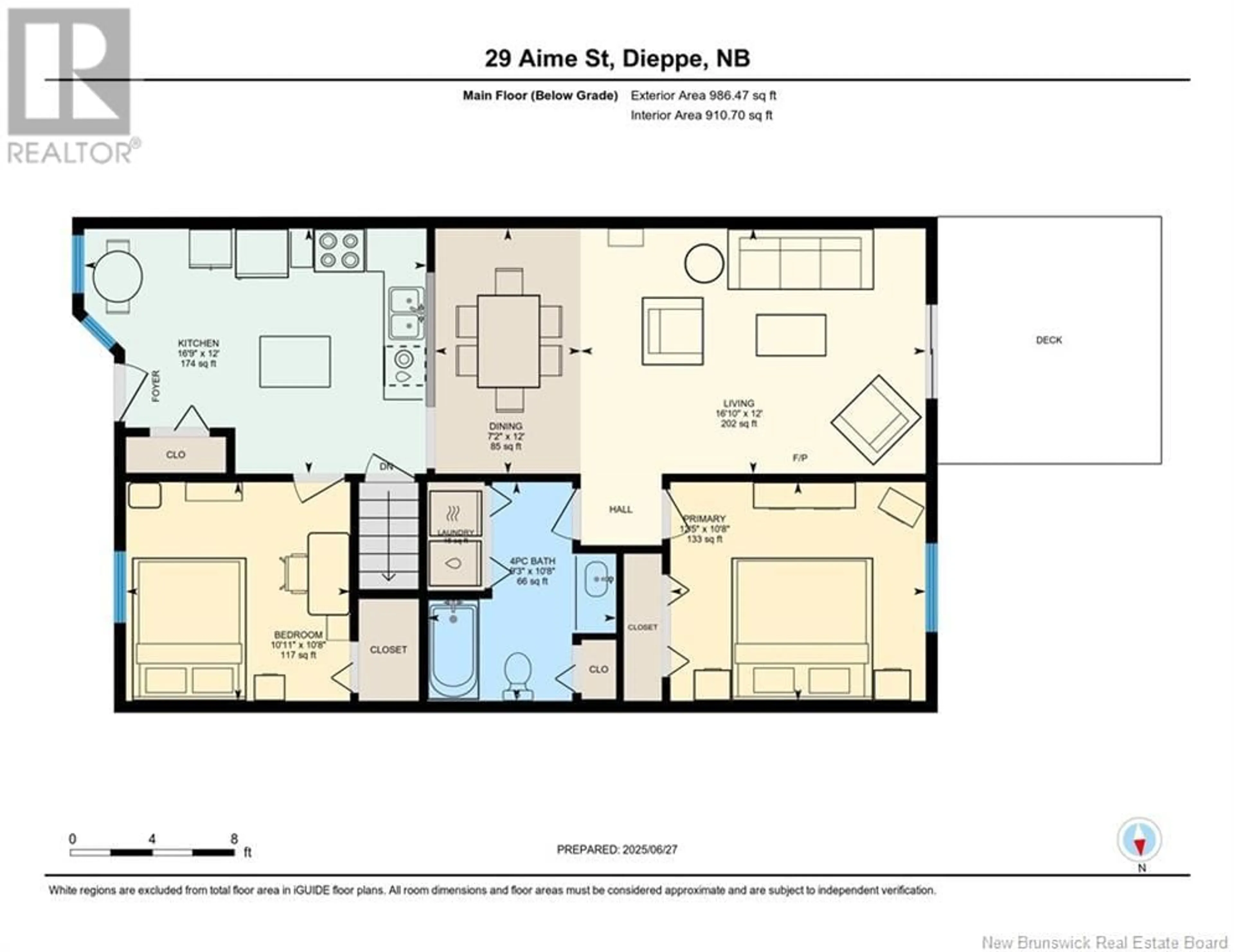 Floor plan for 29 AIME STREET, Dieppe New Brunswick E1A9K8