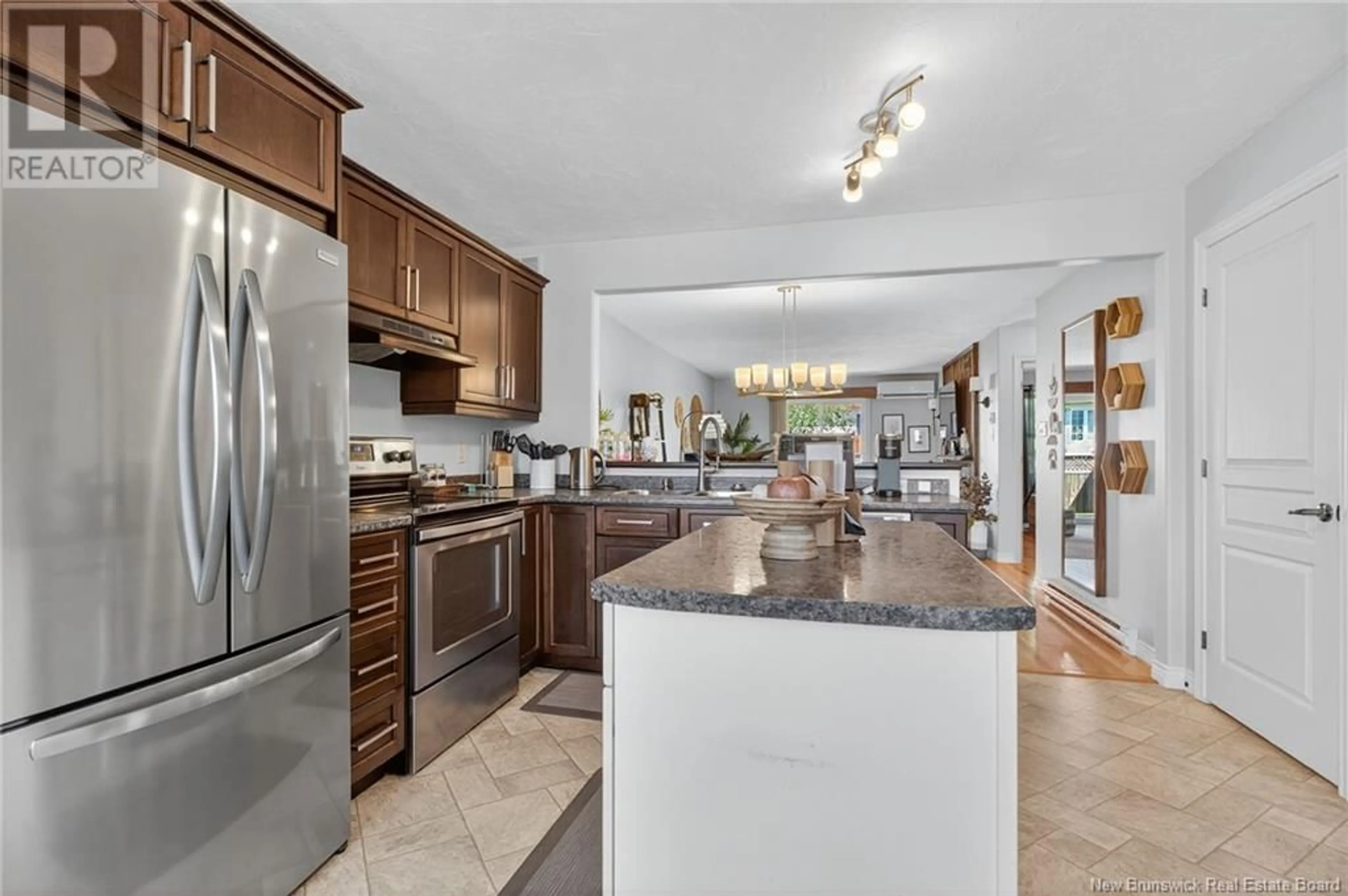 Open concept kitchen, ceramic/tile floor for 29 AIME STREET, Dieppe New Brunswick E1A9K8