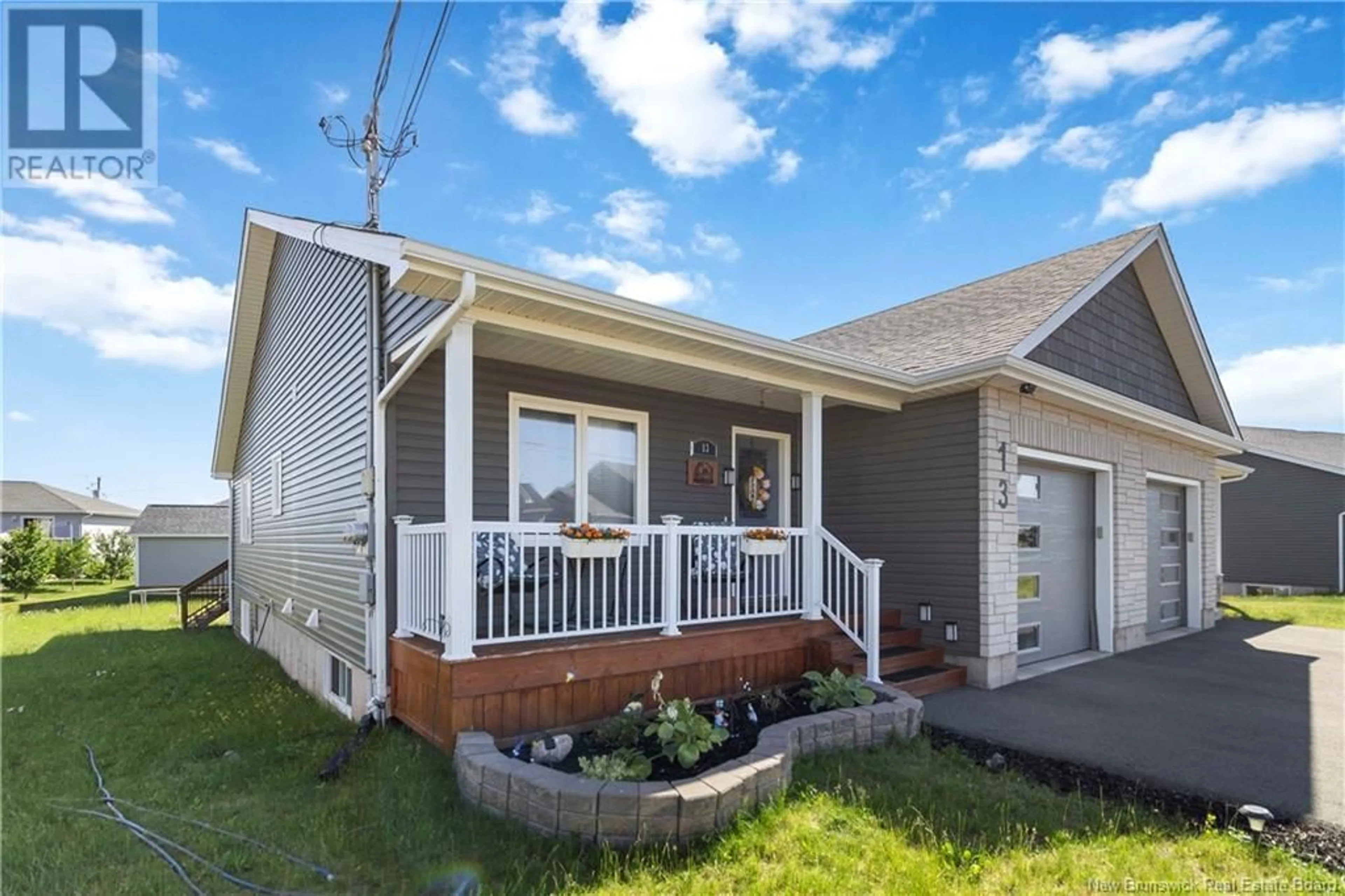 Home with vinyl exterior material, street for 13 SATLEVILLE CRESCENT, Riverview New Brunswick E1B0V5