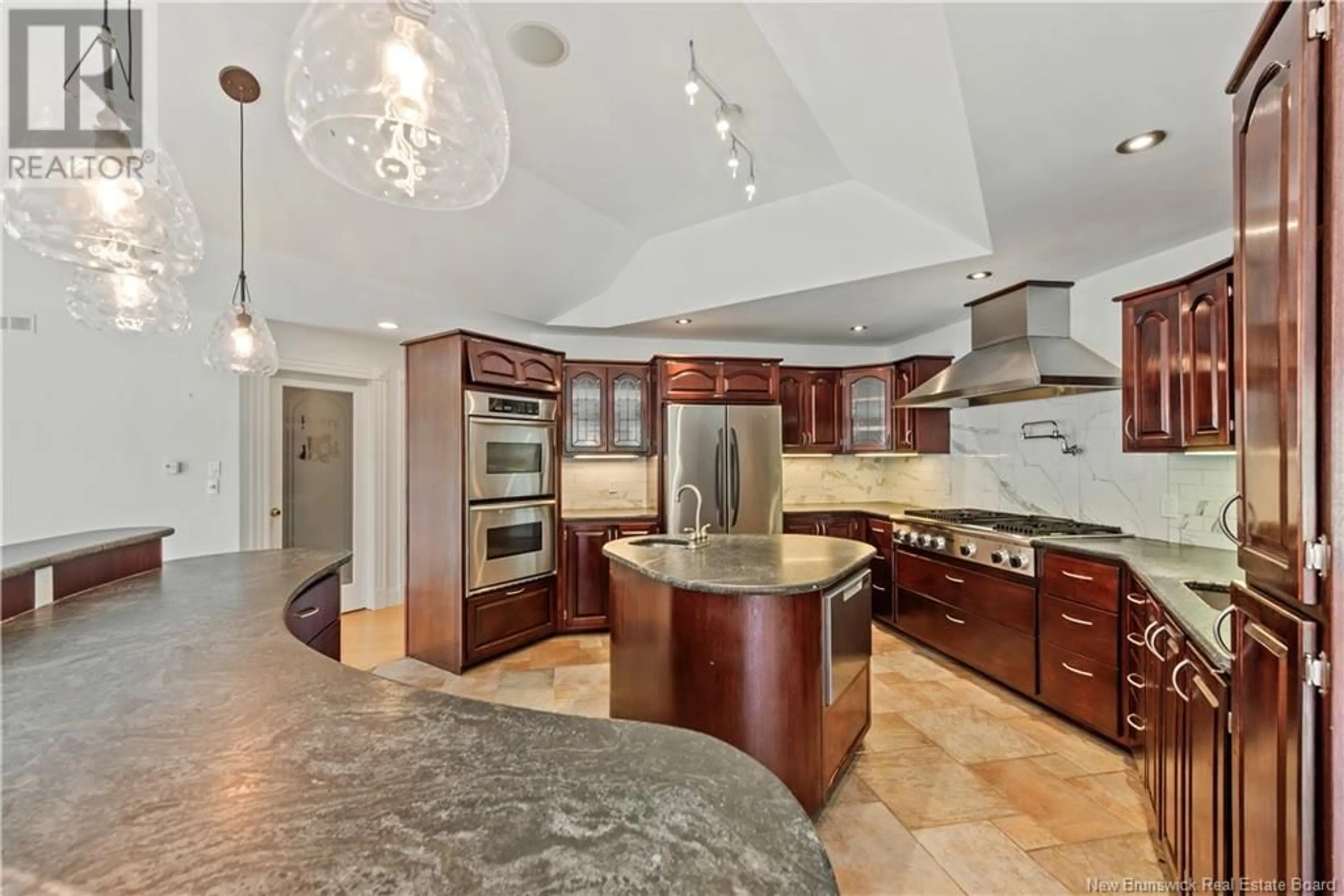 Contemporary kitchen, ceramic/tile floor for 125 BOUNDARY DRIVE, Lutes Mountain New Brunswick E1G5C6