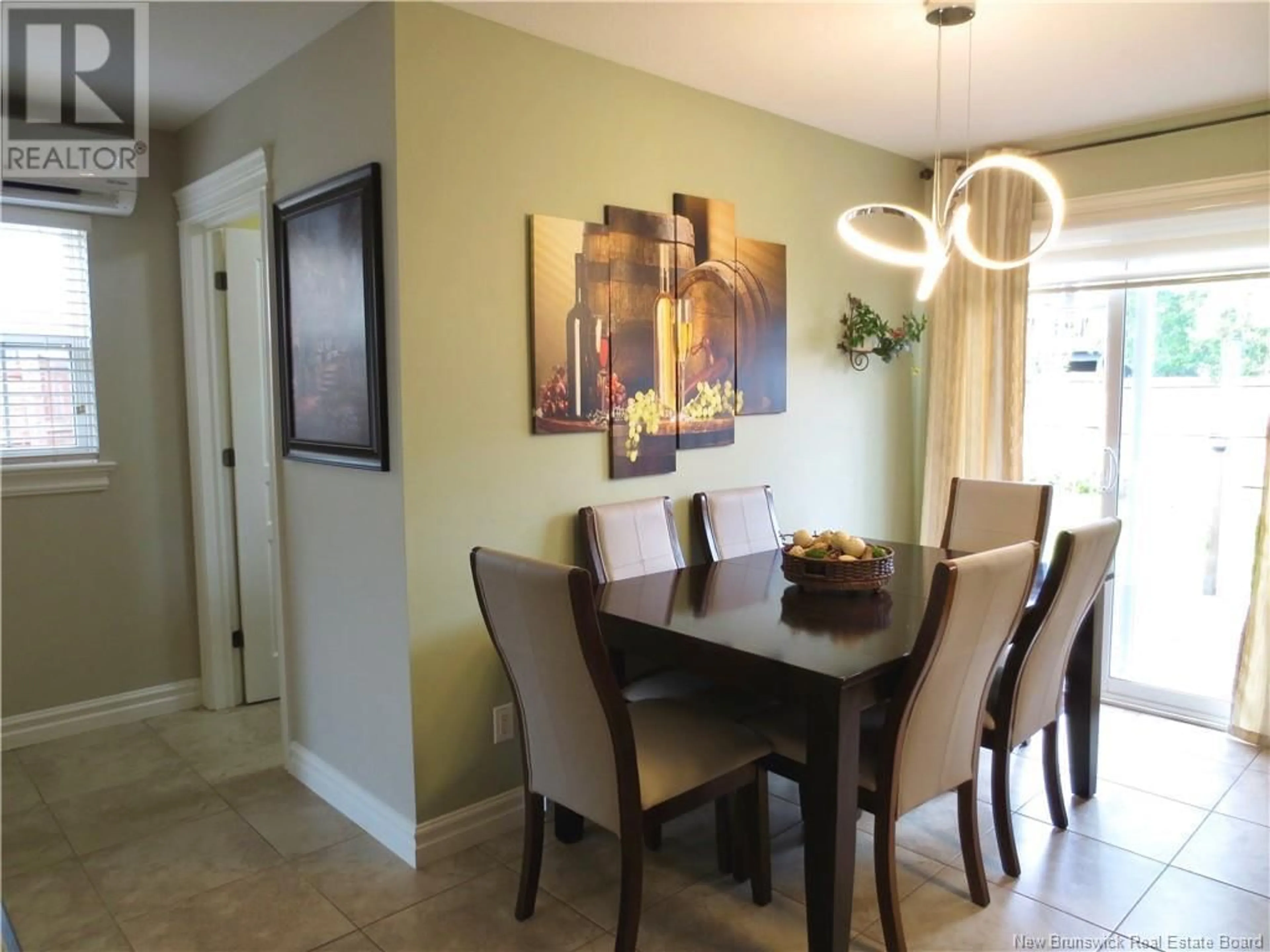 Dining room, ceramic/tile floor for 63 DES FRENES COURT, Dieppe New Brunswick E1A7M7