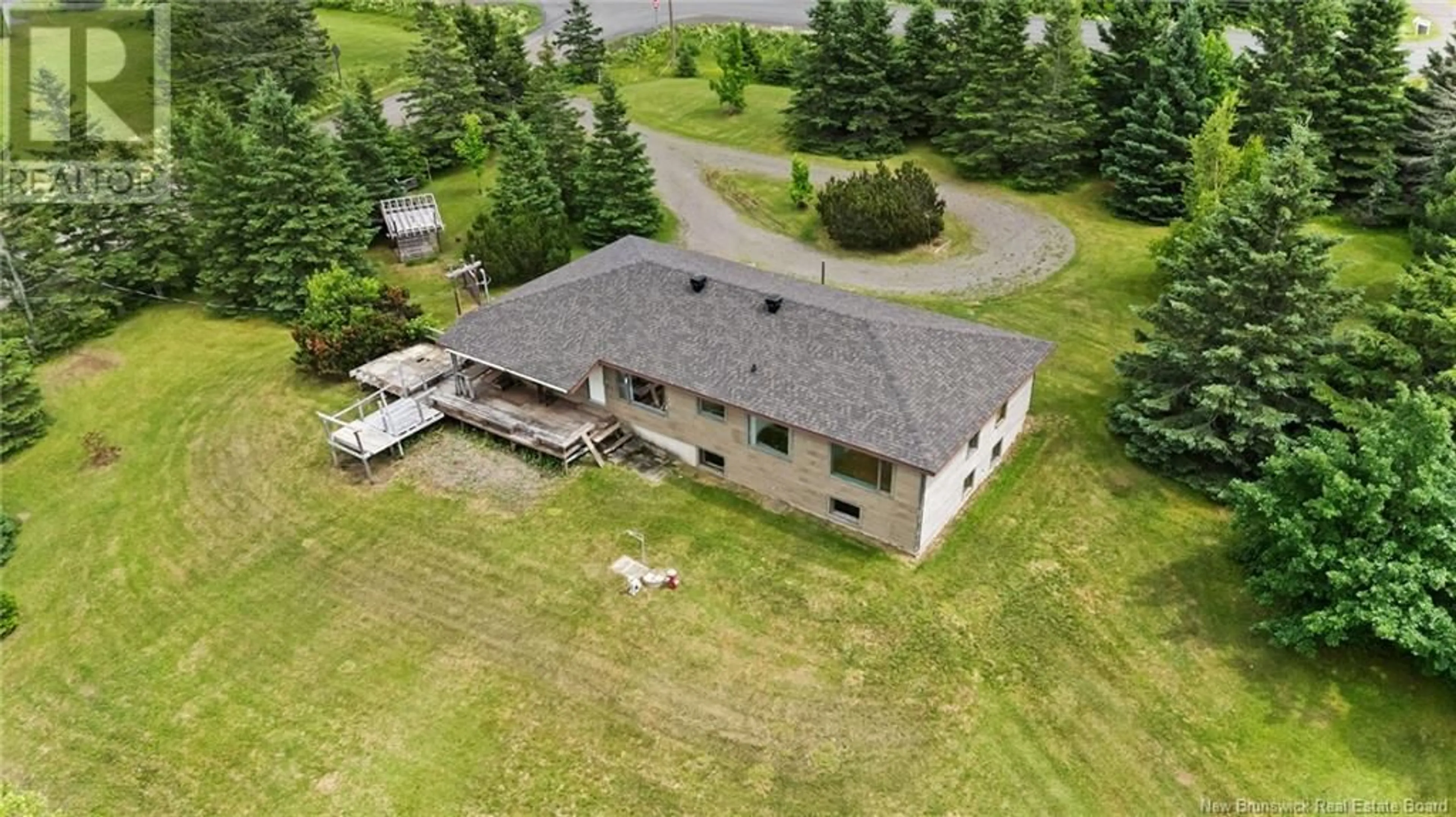A pic from outside/outdoor area/front of a property/back of a property/a pic from drone, building for 612 INDIAN MOUNTAIN ROAD, Stilesville New Brunswick E1G3T4
