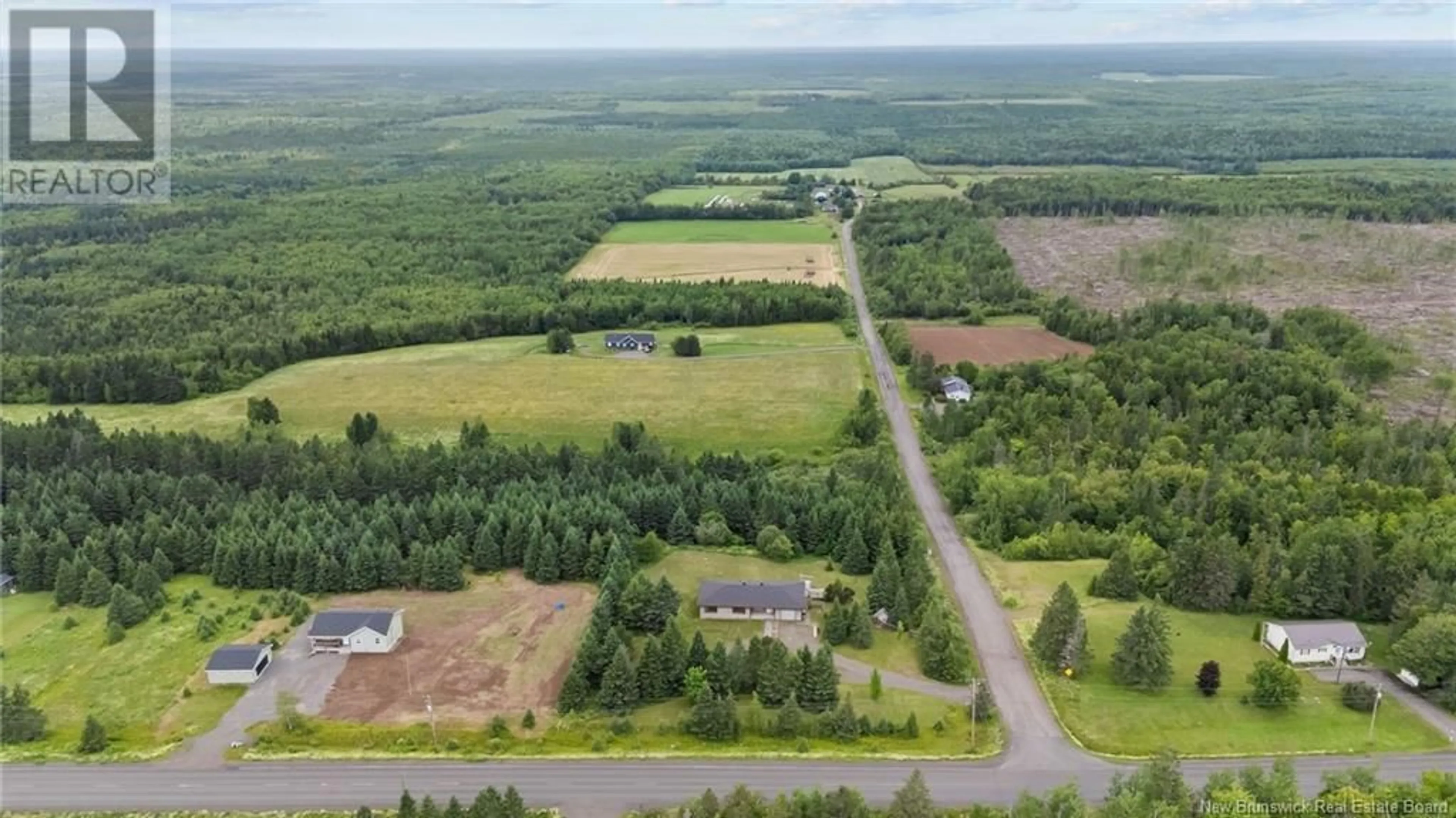 A pic from outside/outdoor area/front of a property/back of a property/a pic from drone, forest/trees view for 612 INDIAN MOUNTAIN ROAD, Stilesville New Brunswick E1G3T4