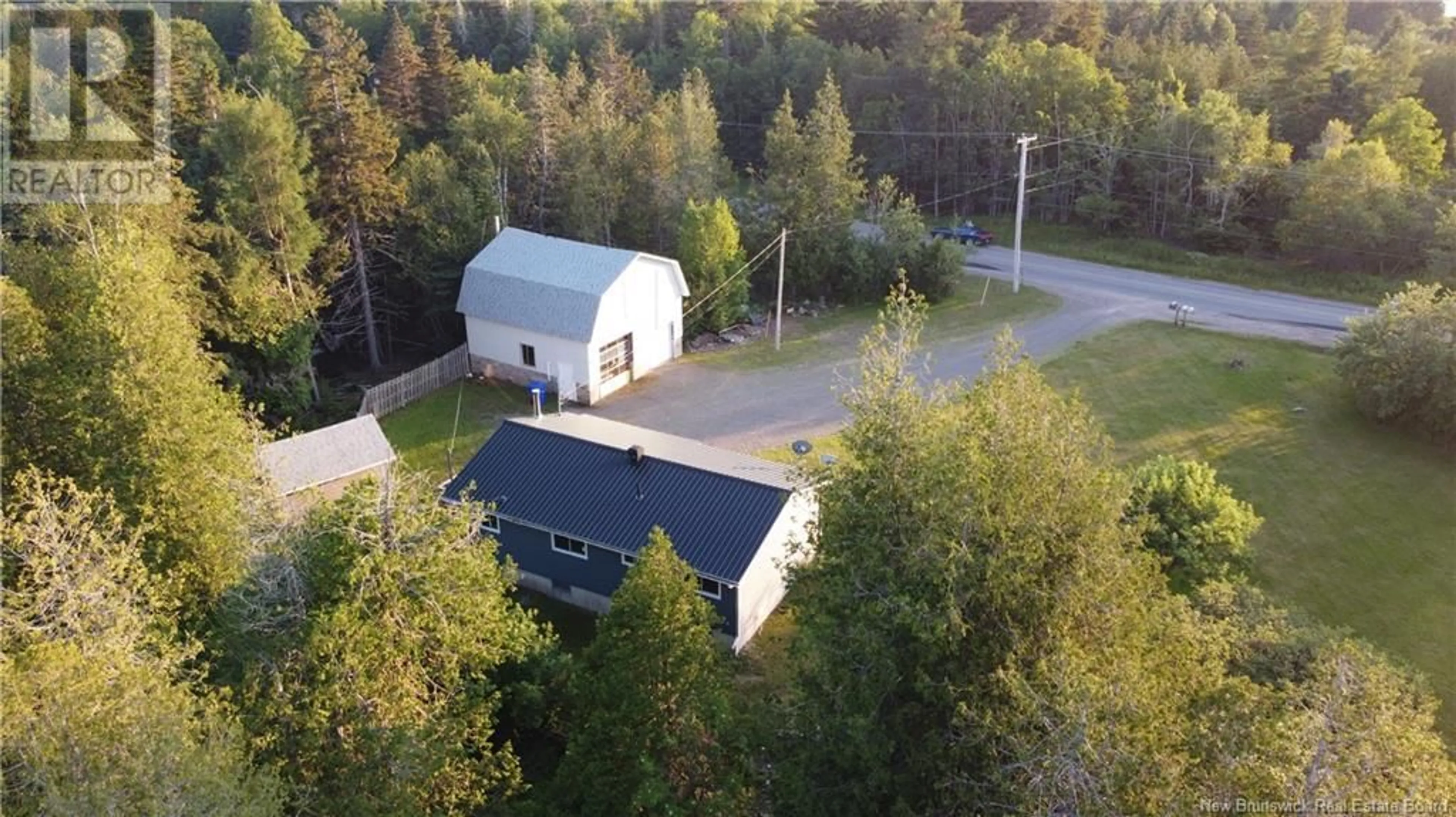 A pic from outside/outdoor area/front of a property/back of a property/a pic from drone, building for 402 MASCARENE ROAD, Mascarene New Brunswick E5C2R9