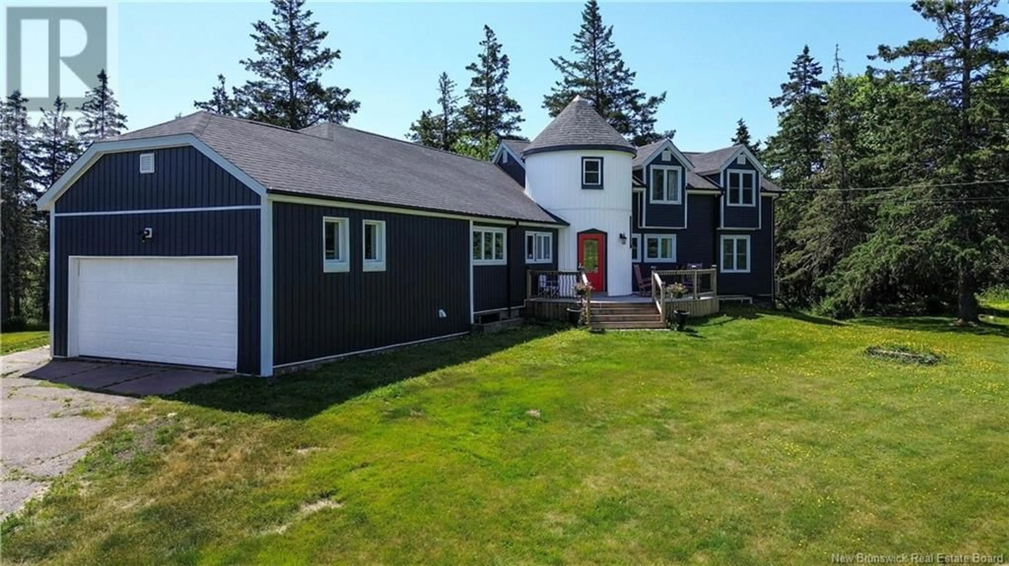 A pic from outside/outdoor area/front of a property/back of a property/a pic from drone, building for 319 QUACO ROAD, West Quaco New Brunswick E5R2E4