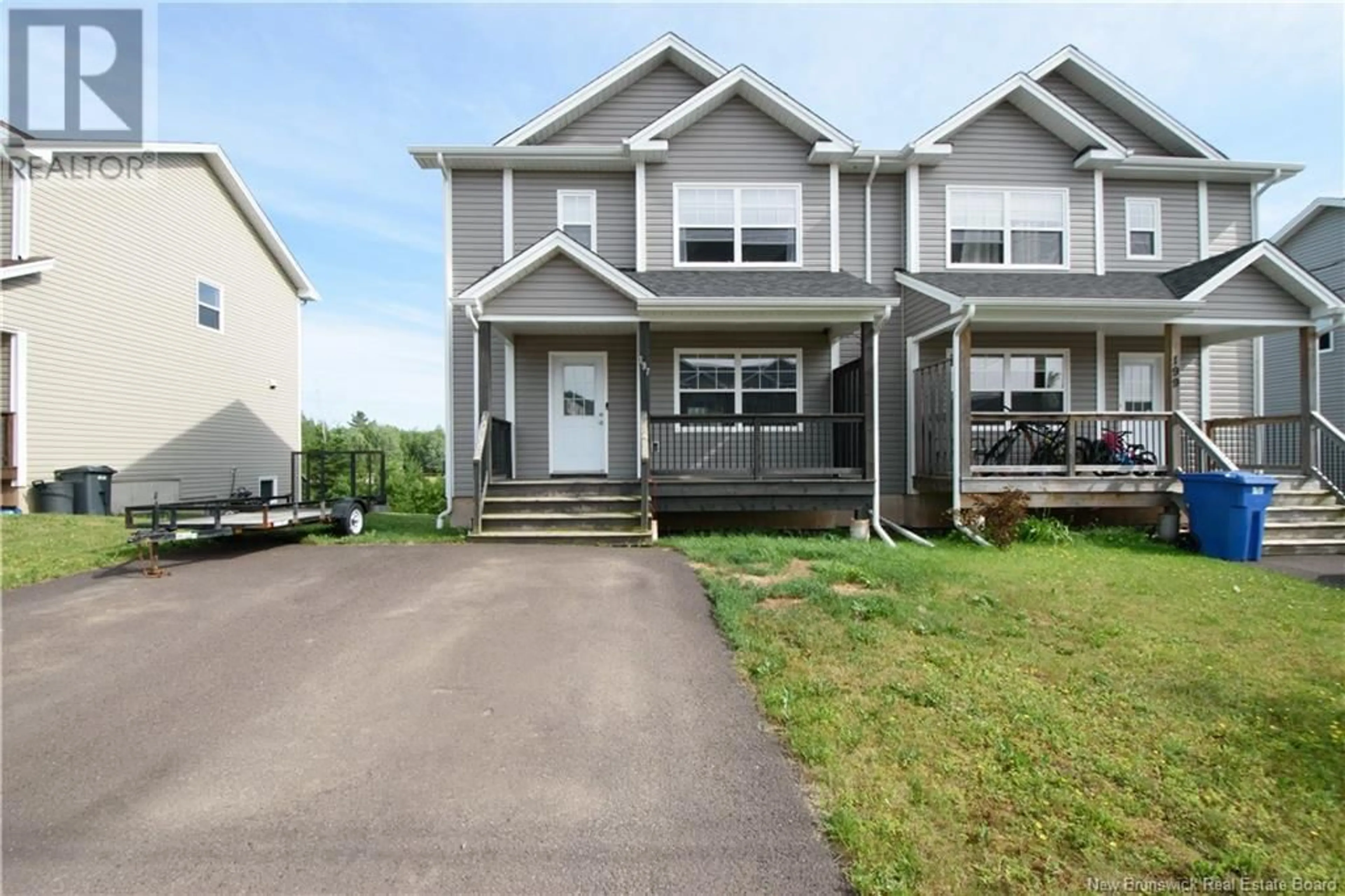 Home with vinyl exterior material, street for 197 SENESE STREET, Moncton New Brunswick E1E0B9