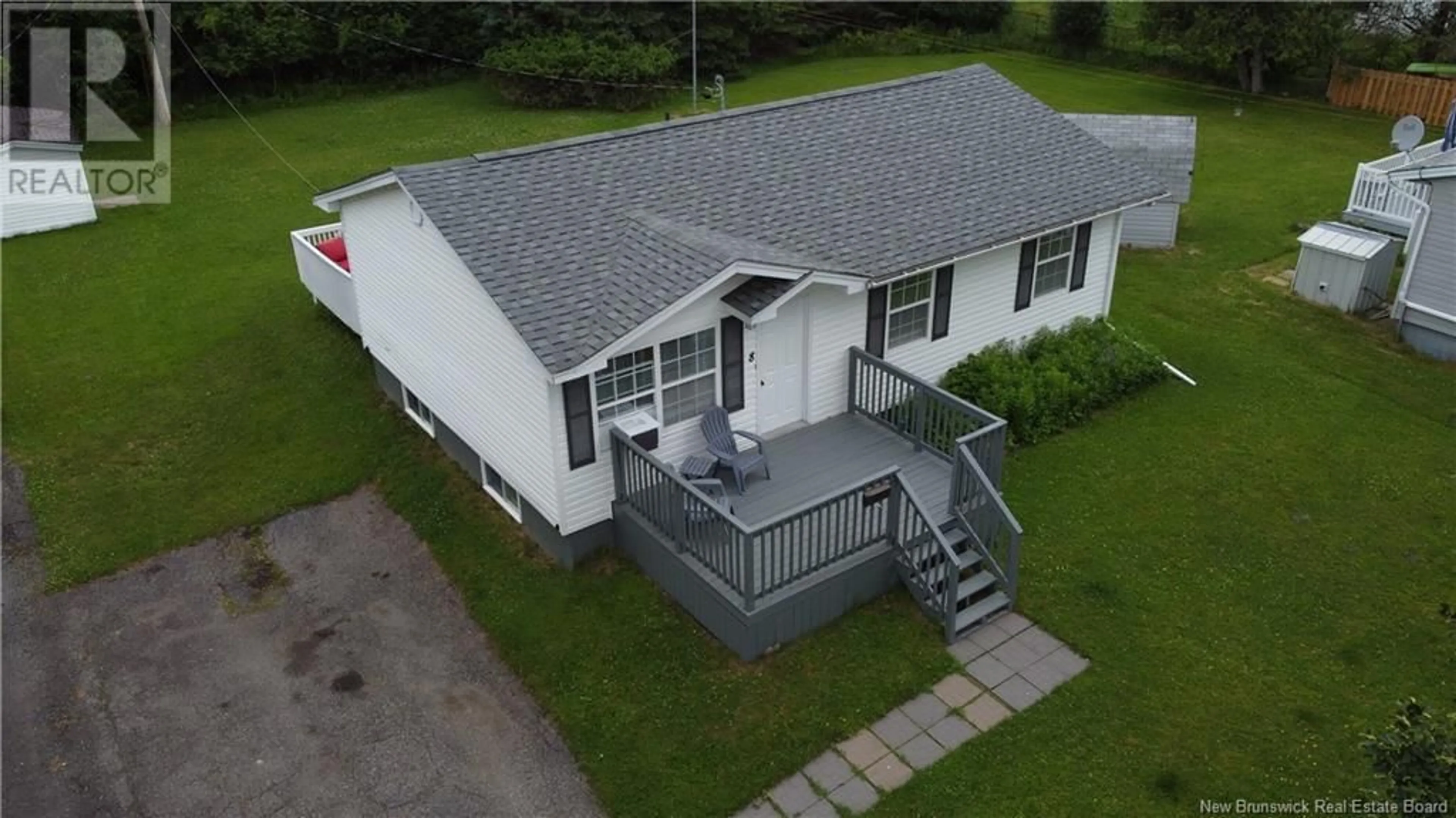 A pic from outside/outdoor area/front of a property/back of a property/a pic from drone, building for 8 CENTENNIAL COURT, Fredericton New Brunswick E3A4G6