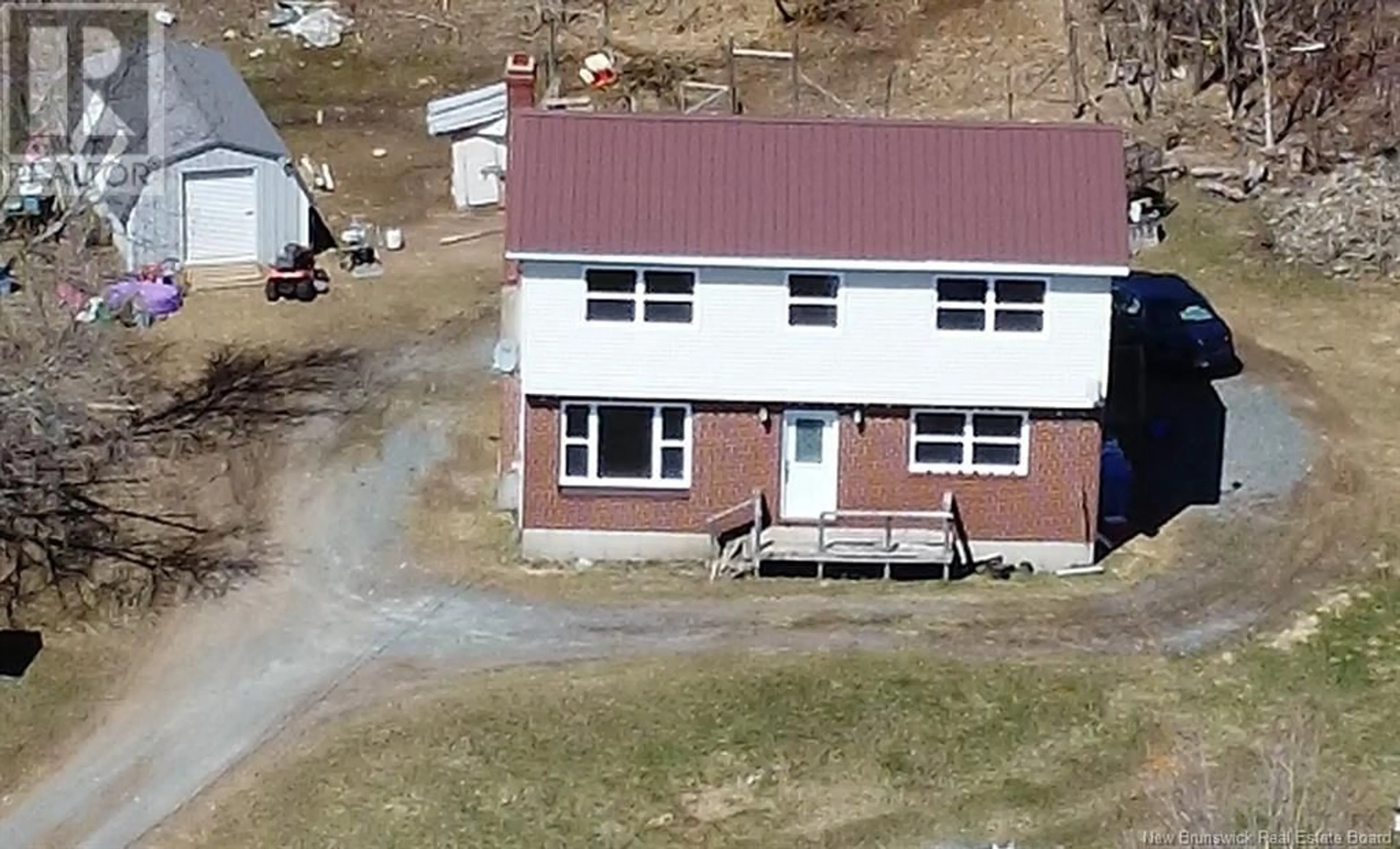 A pic from outside/outdoor area/front of a property/back of a property/a pic from drone, building for 275 NEWBURG ROAD, Newburg New Brunswick E7N1X6