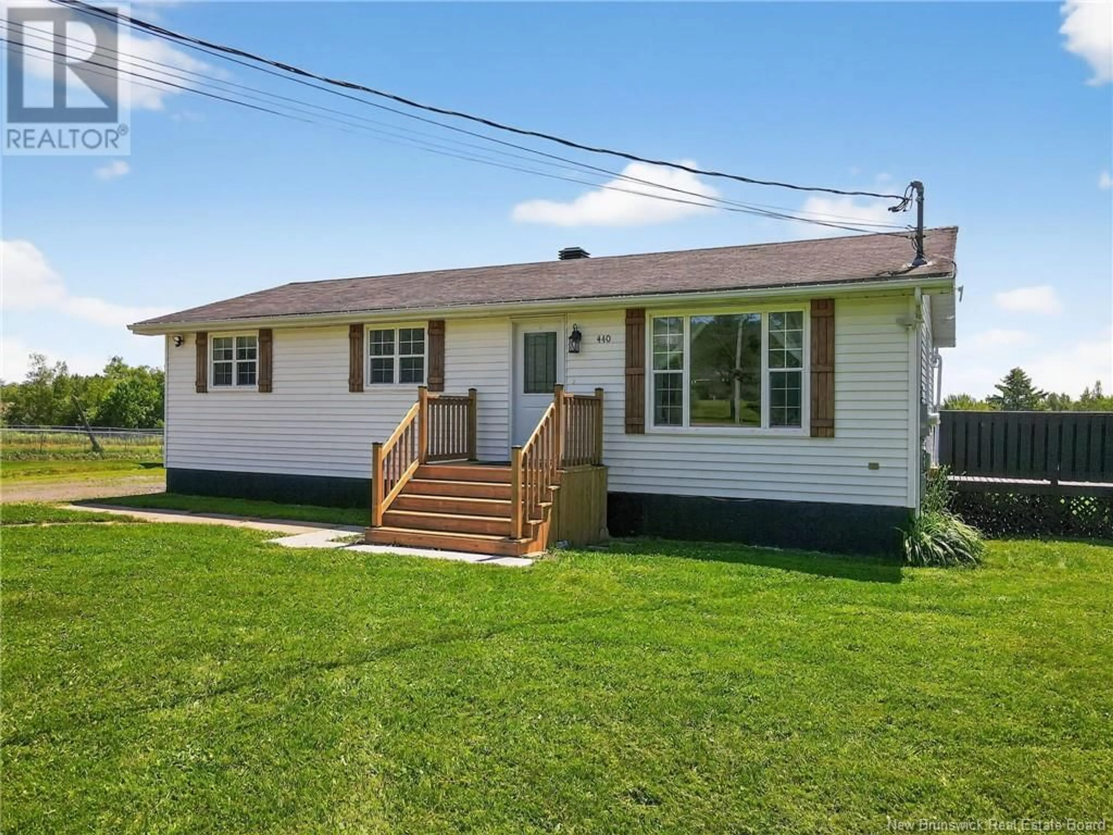 Home with vinyl exterior material, street for 440 CHARLES LUTES ROAD, Lutes Mountain New Brunswick E1G2T4