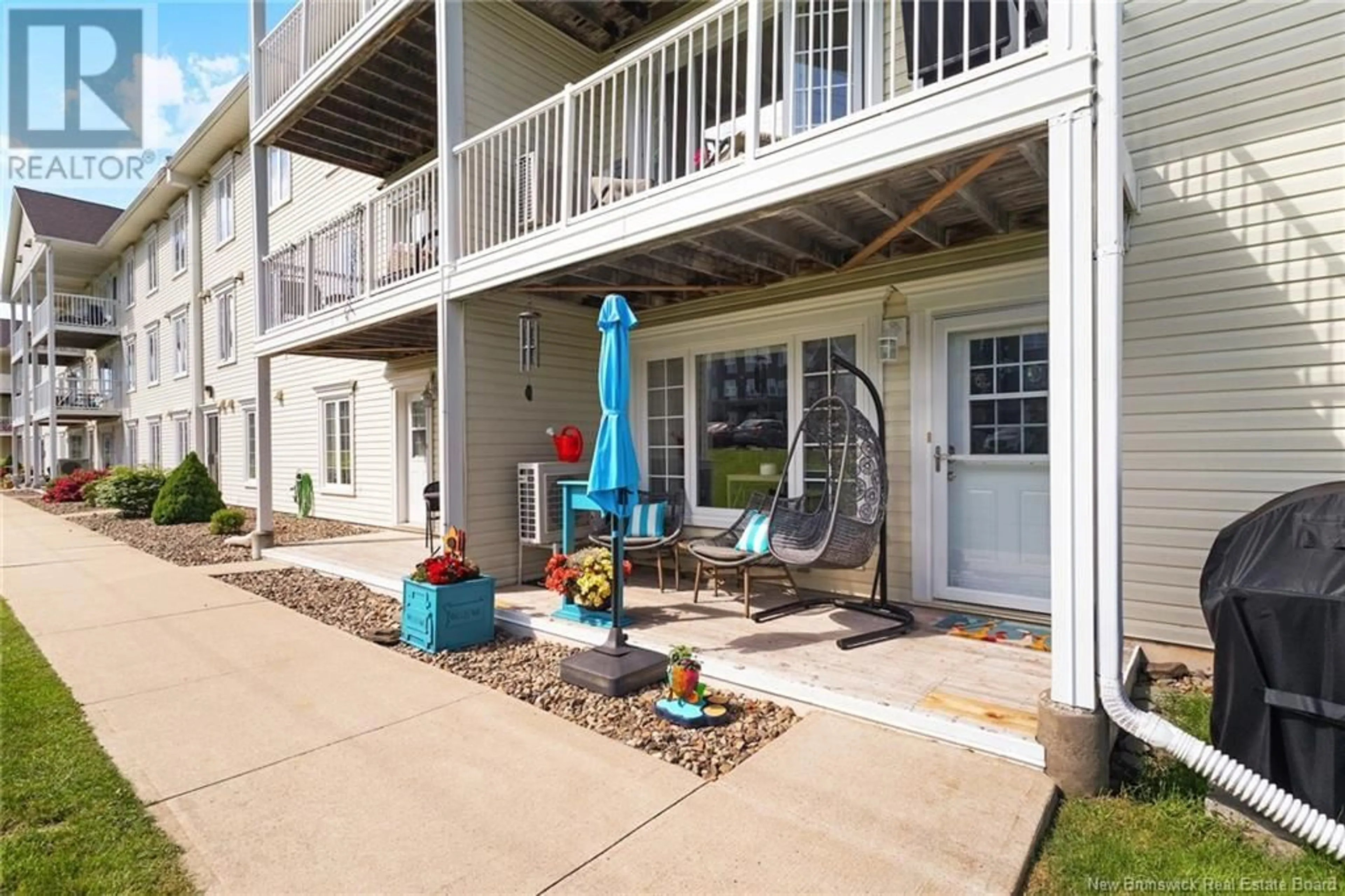 Patio, water/lake/river/ocean view for 112 - 130 LIAN STREET, Fredericton New Brunswick E3C0G4