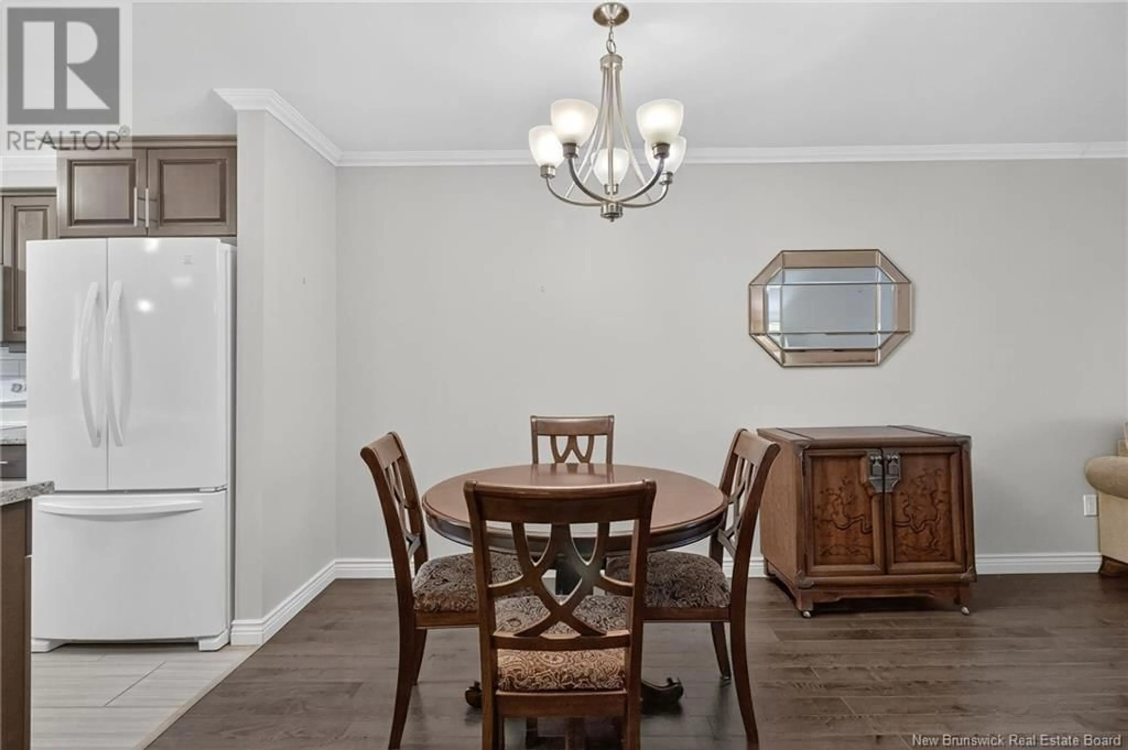 Dining room, wood/laminate floor for 8 - 331 MCLAUGHLIN DRIVE, Moncton New Brunswick E1A4R3