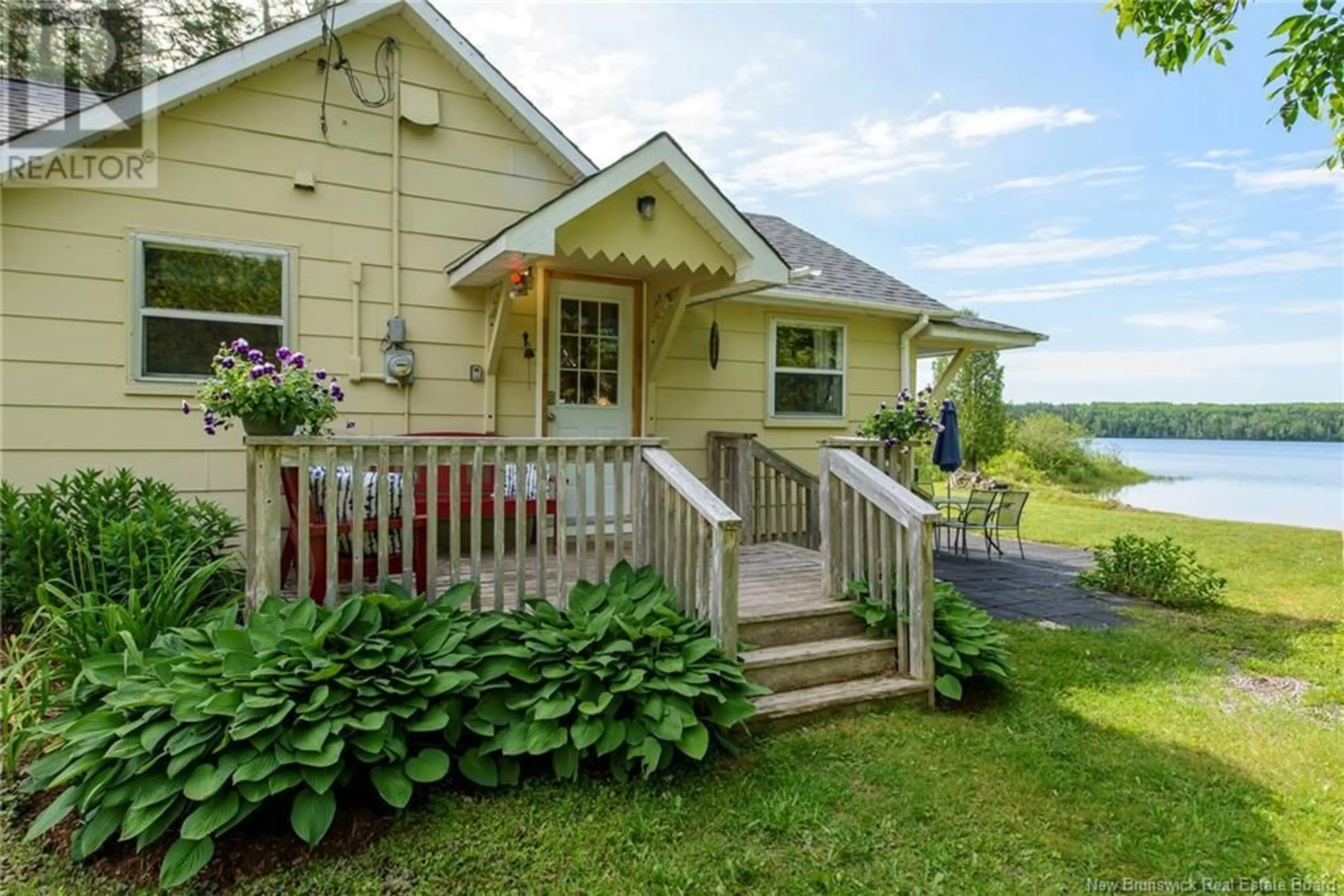 Patio, water/lake/river/ocean view for 128 LAKEFIELD ROAD, Cassidy Lake New Brunswick E4E5Y9