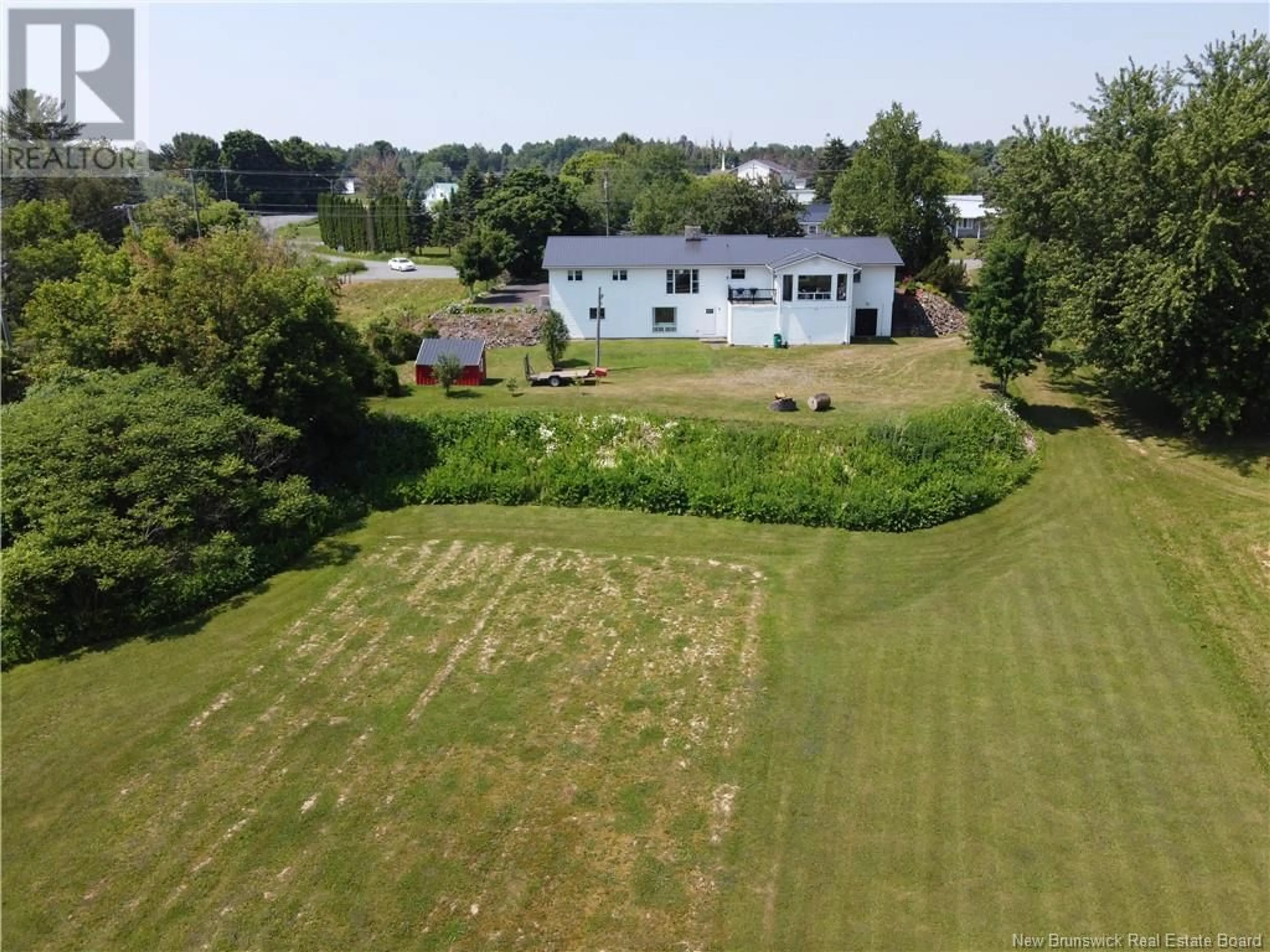 A pic from outside/outdoor area/front of a property/back of a property/a pic from drone, water/lake/river/ocean view for 2630 103 ROUTE, Somerville New Brunswick E7P3A9