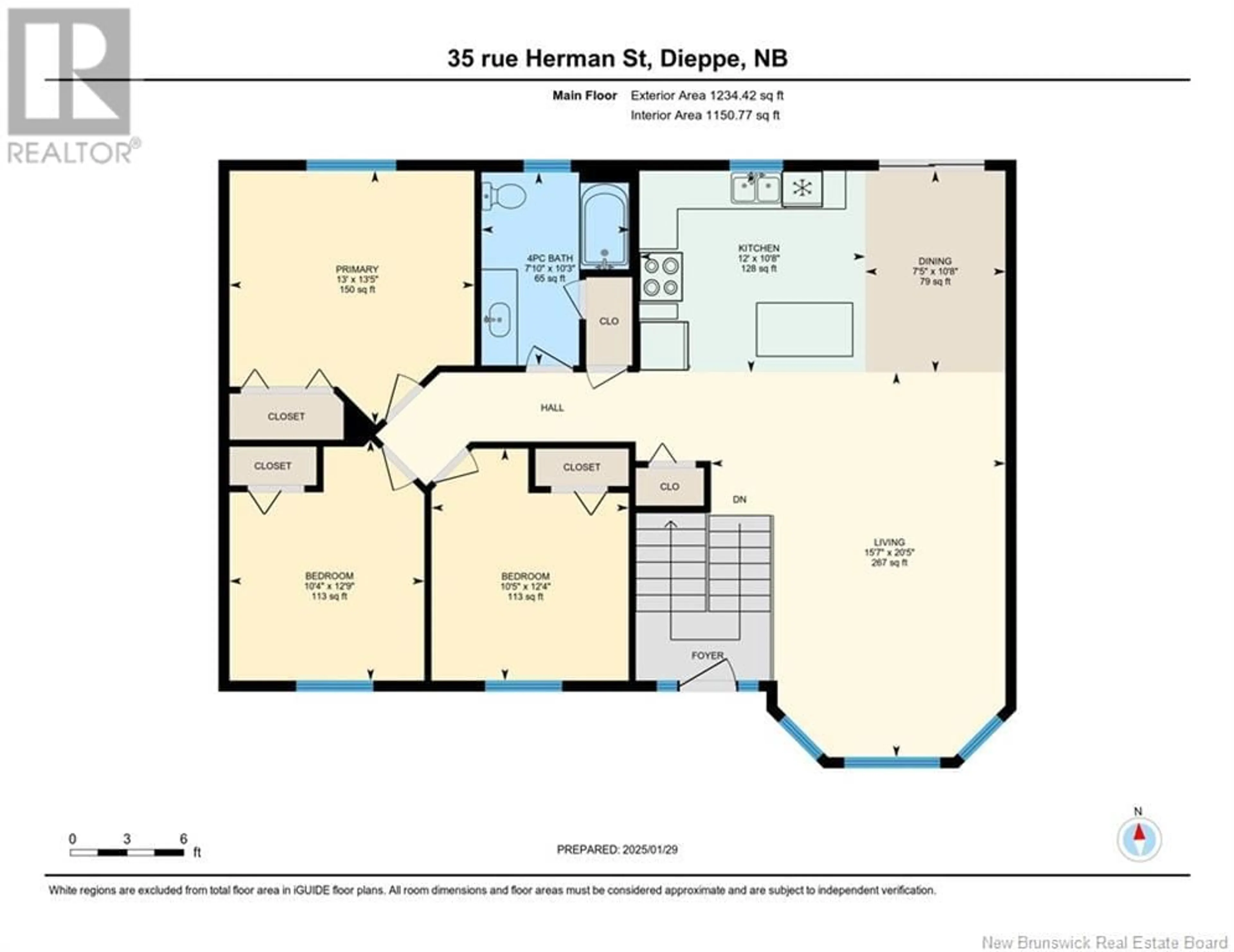 Floor plan for 35 HERMAN, Dieppe New Brunswick E4K3Y5