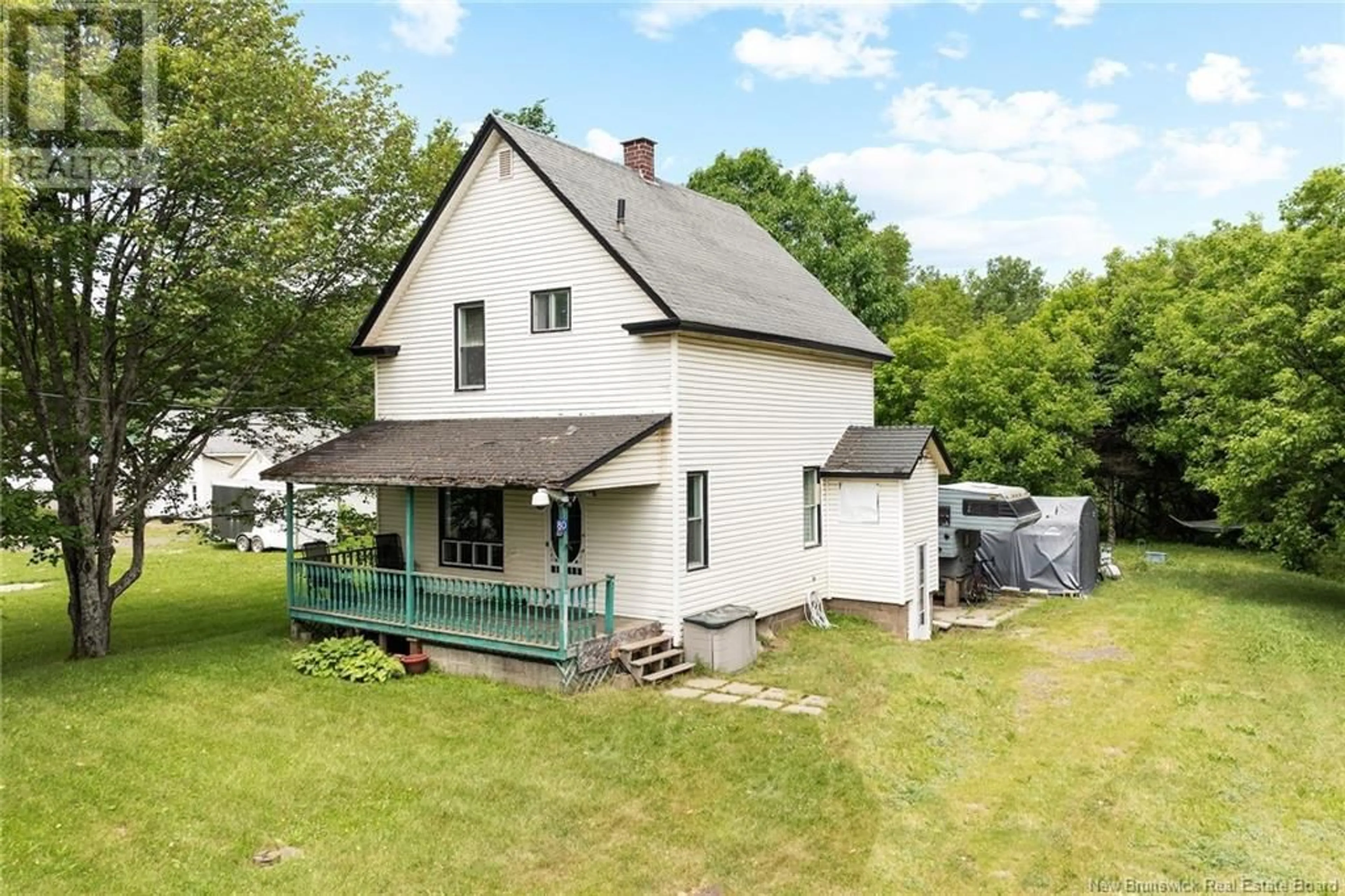 A pic from outside/outdoor area/front of a property/back of a property/a pic from drone, building for 80 BRIDGE STREET, Chipman New Brunswick E4A1R9