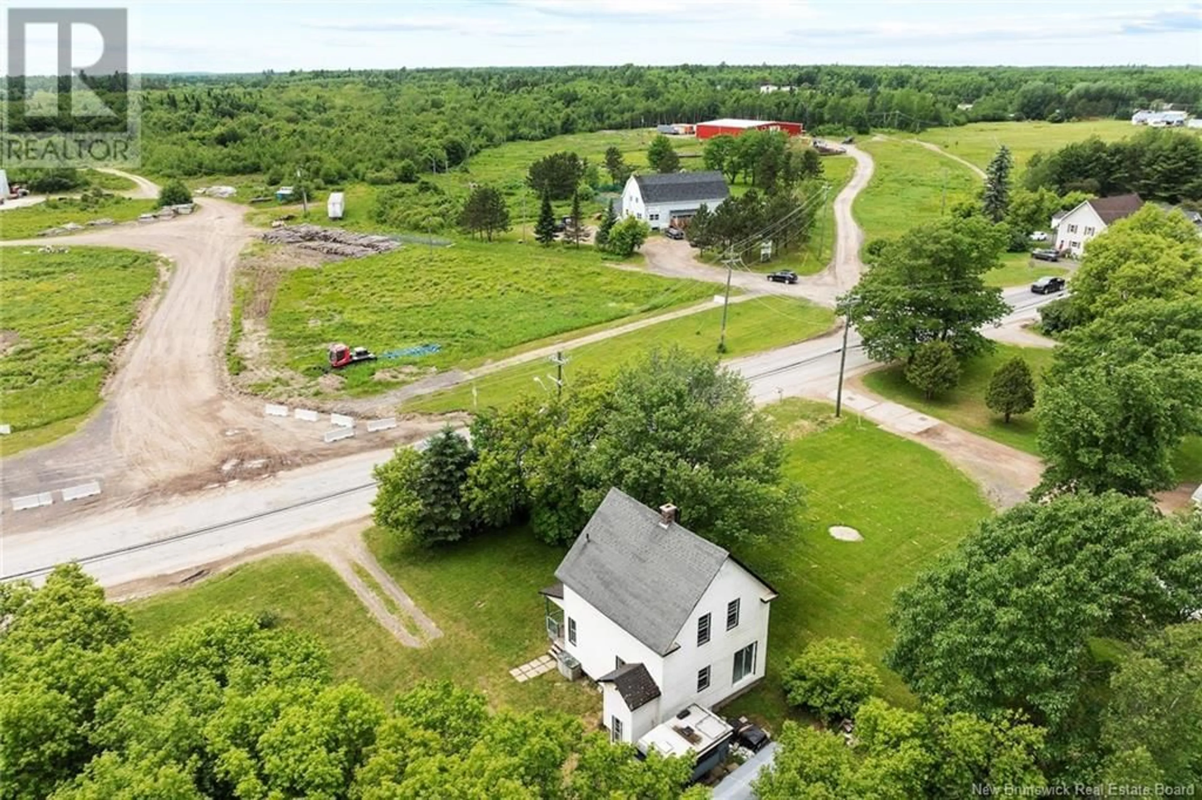 A pic from outside/outdoor area/front of a property/back of a property/a pic from drone, unknown for 80 BRIDGE STREET, Chipman New Brunswick E4A1R9