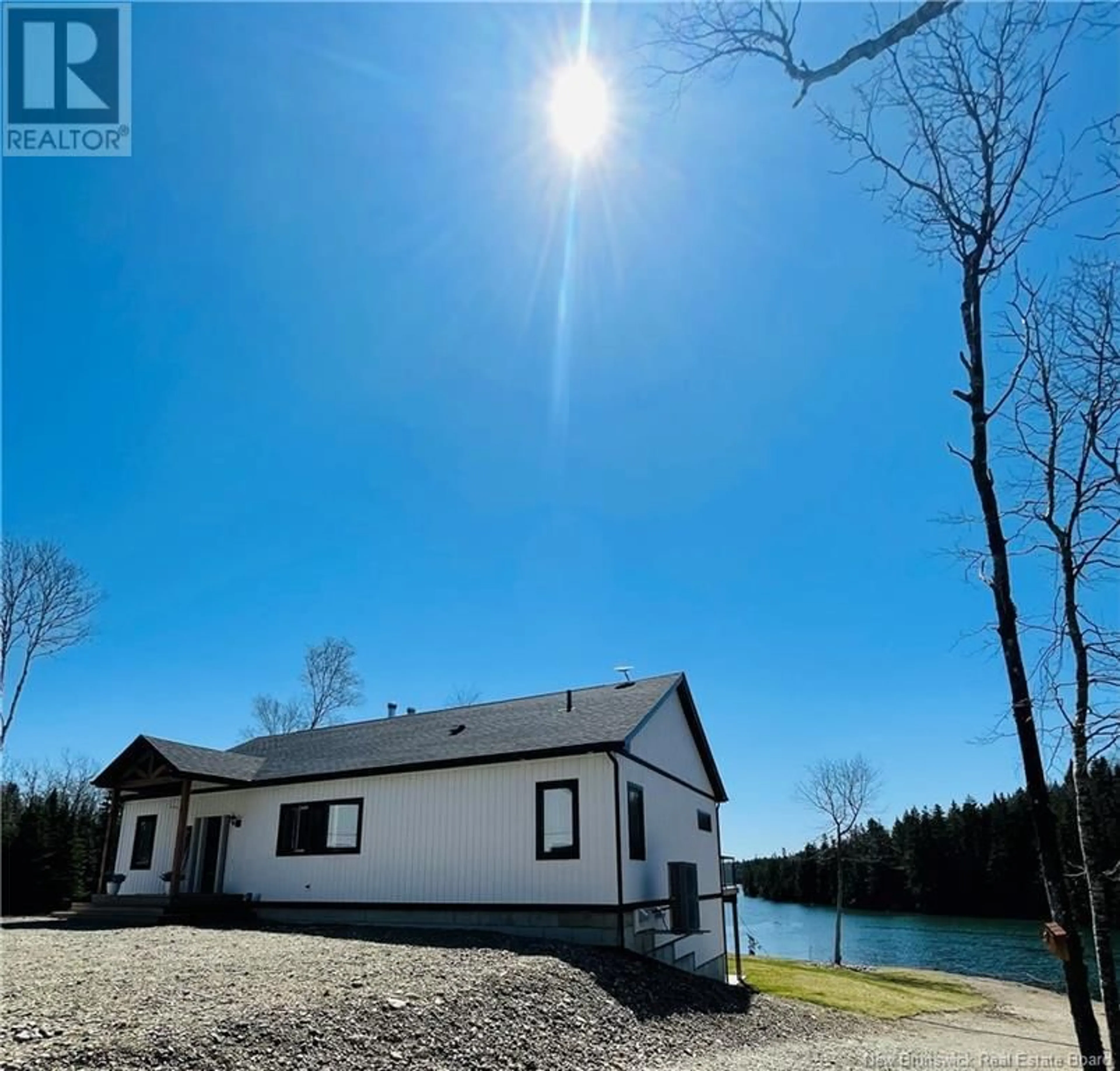 A pic from outside/outdoor area/front of a property/back of a property/a pic from drone, water/lake/river/ocean view for 80 FIANDER ROAD, Bocabec New Brunswick E5B3M4