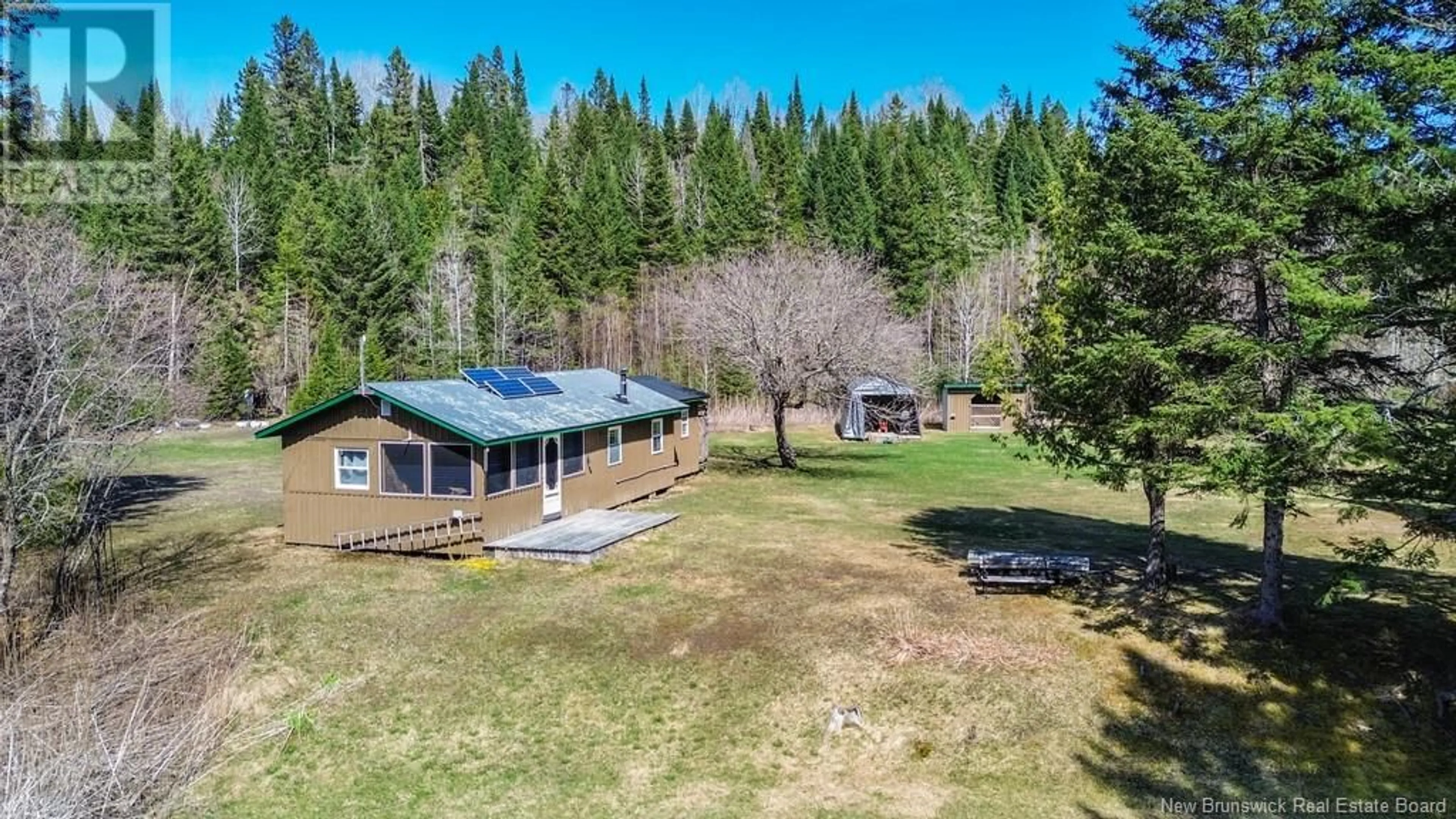A pic from outside/outdoor area/front of a property/back of a property/a pic from drone, unknown for 437 565 ROUTE, Johnville New Brunswick E7J1M8