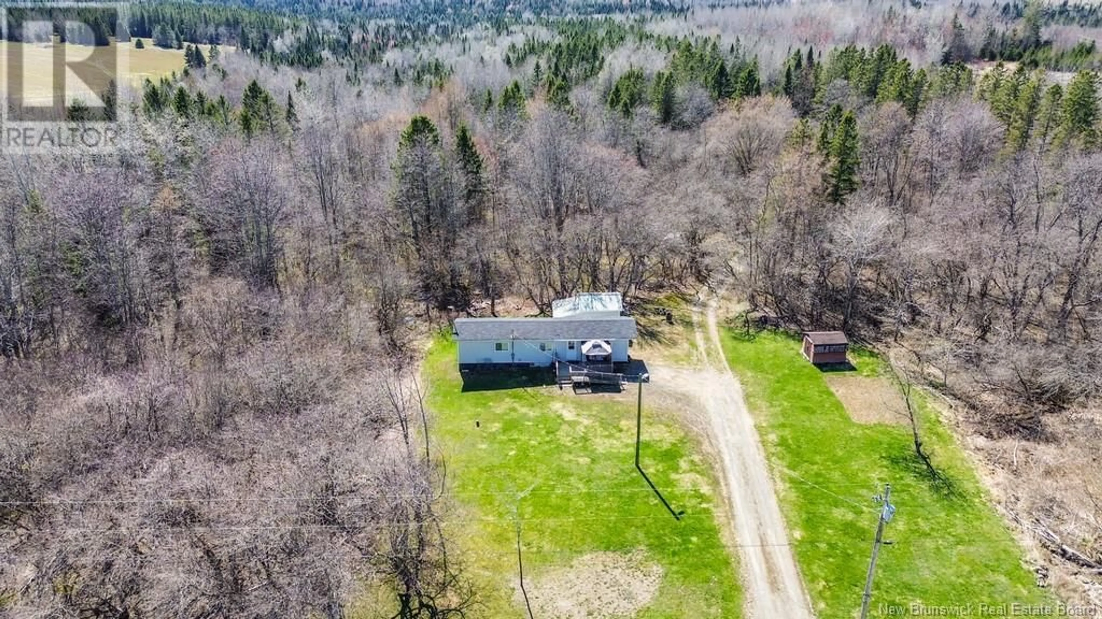 A pic from outside/outdoor area/front of a property/back of a property/a pic from drone, unknown for 437 565 ROUTE, Johnville New Brunswick E7J1M8