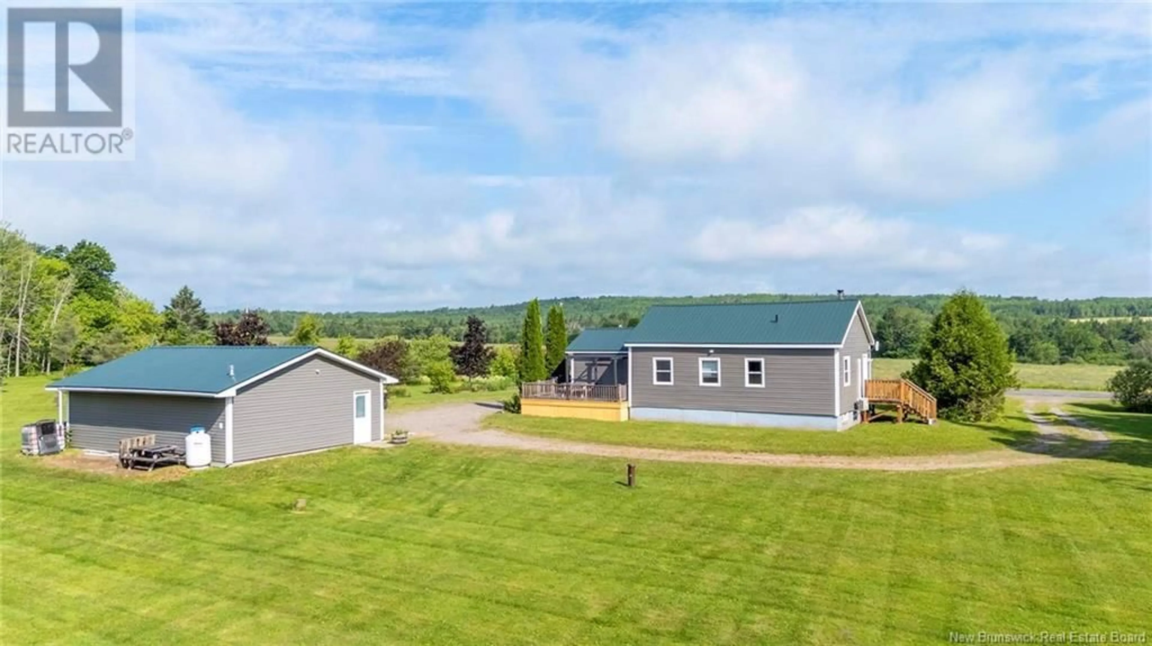 A pic from outside/outdoor area/front of a property/back of a property/a pic from drone, water/lake/river/ocean view for 6094 ROUTE 880, Lewis Mountain New Brunswick E4J3B5