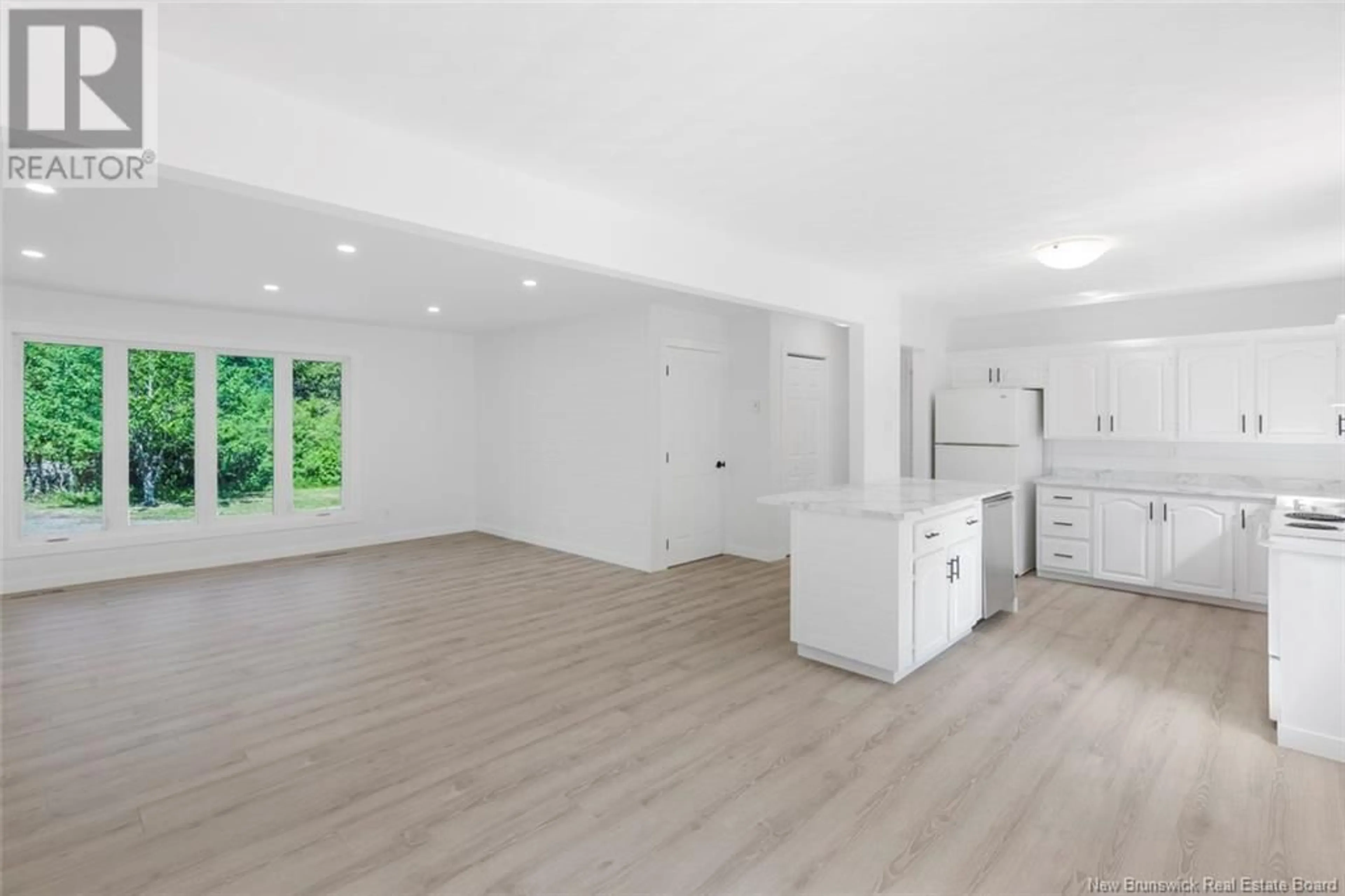 Open concept kitchen, wood/laminate floor for 2185 RTE 490, Moncton New Brunswick E1G3P4