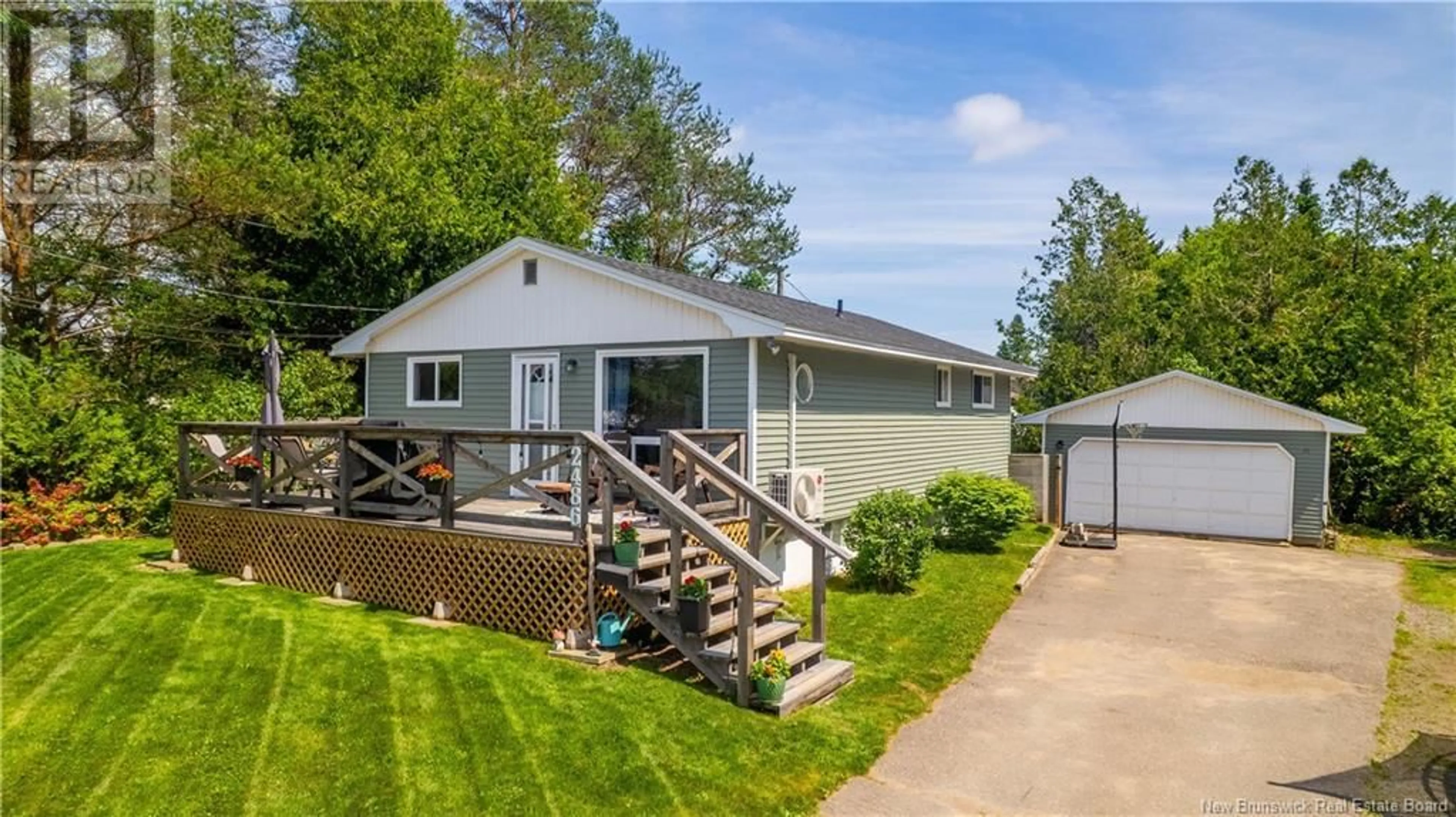 Home with vinyl exterior material, water/lake/river/ocean view for 2486 LOCH LOMOND ROAD, Saint John New Brunswick E2N1A4
