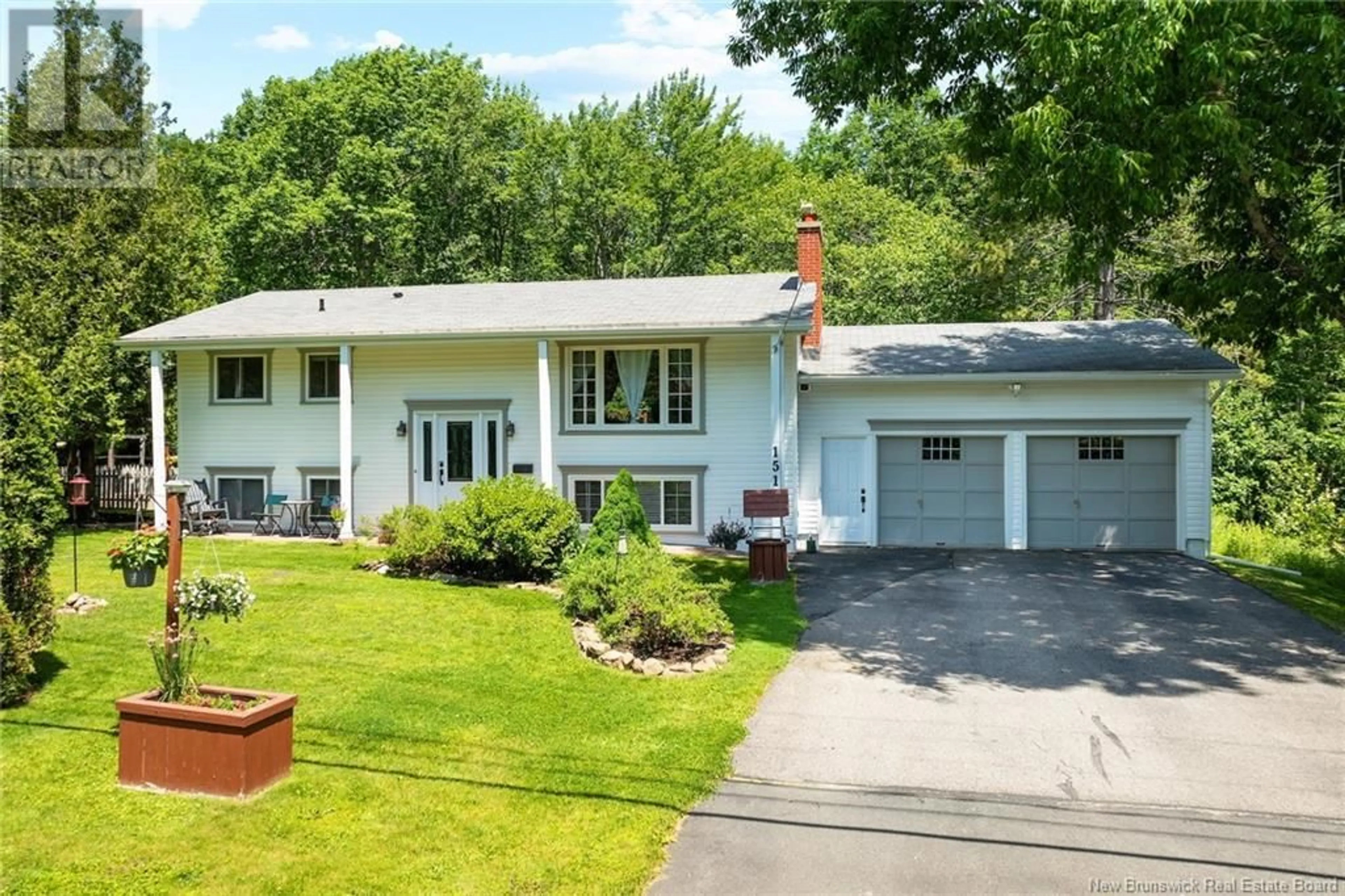Home with vinyl exterior material, street for 151 SUNRISE ESTATES DRIVE, New Maryland New Brunswick E3C1G6