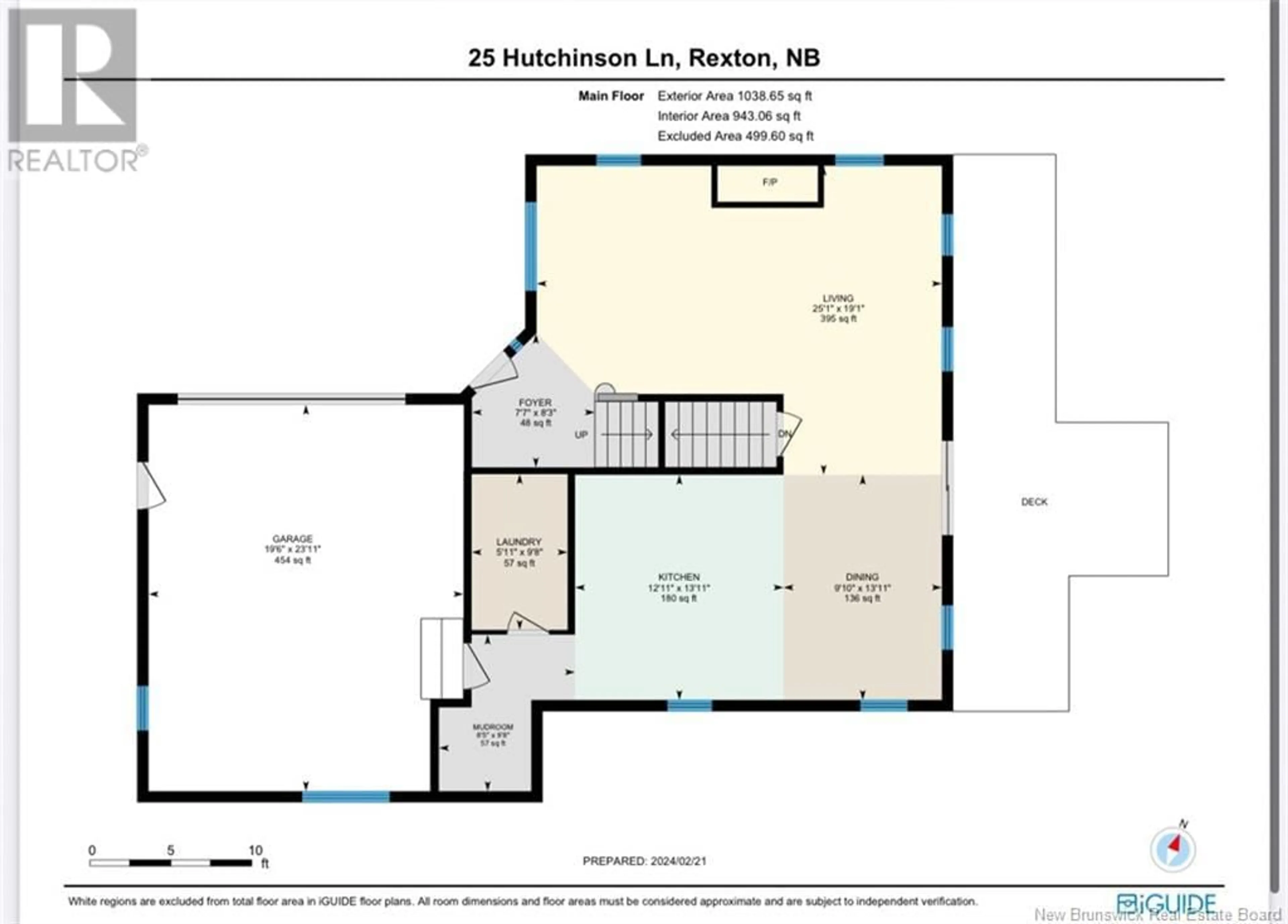 Floor plan for 25 HUTCHINSON LANE, Rexton New Brunswick E4W1Y8
