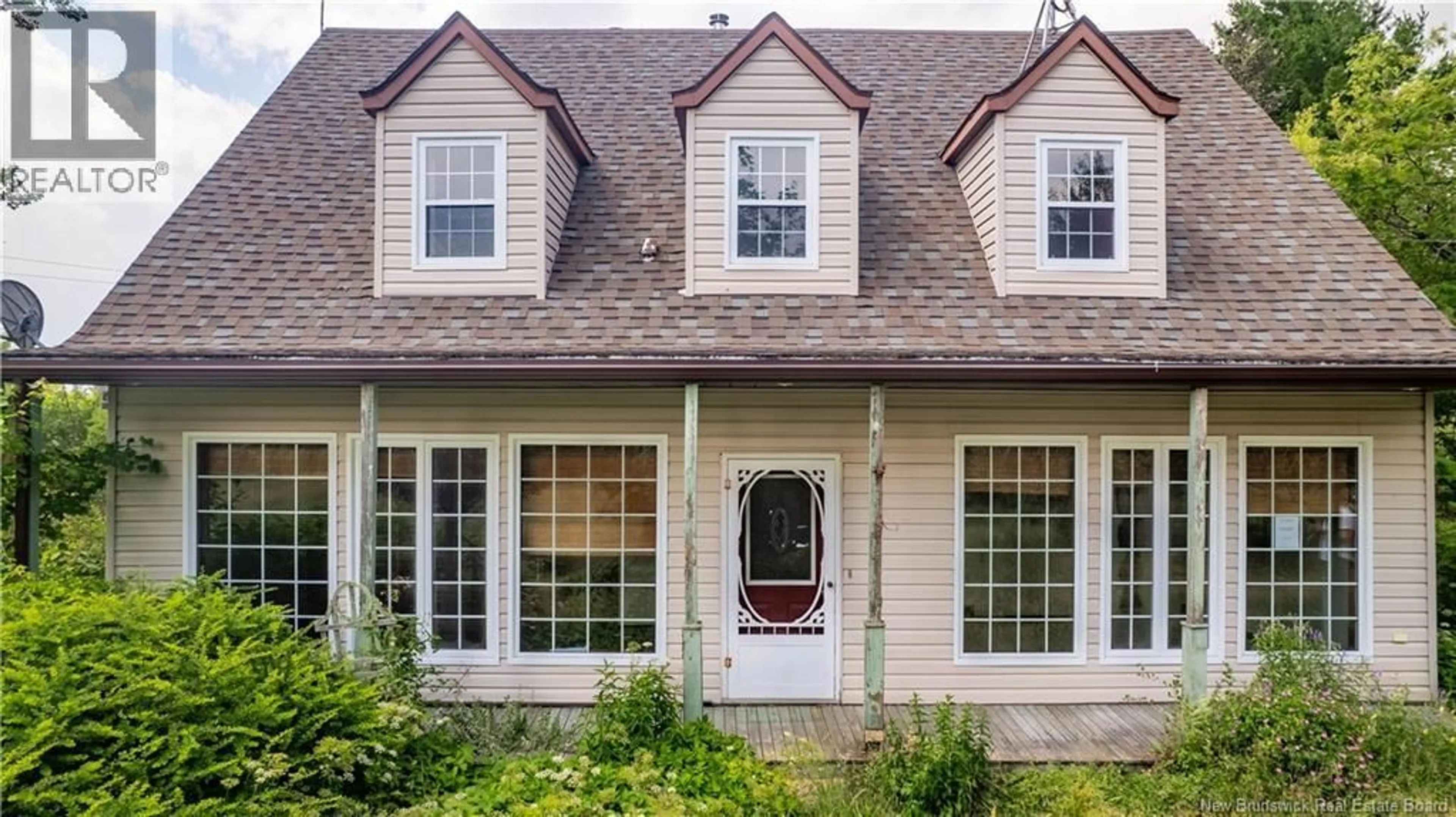 Home with vinyl exterior material, street for 1429 ROUTE 725 ROUTE, Little Ridge New Brunswick E3L5R7