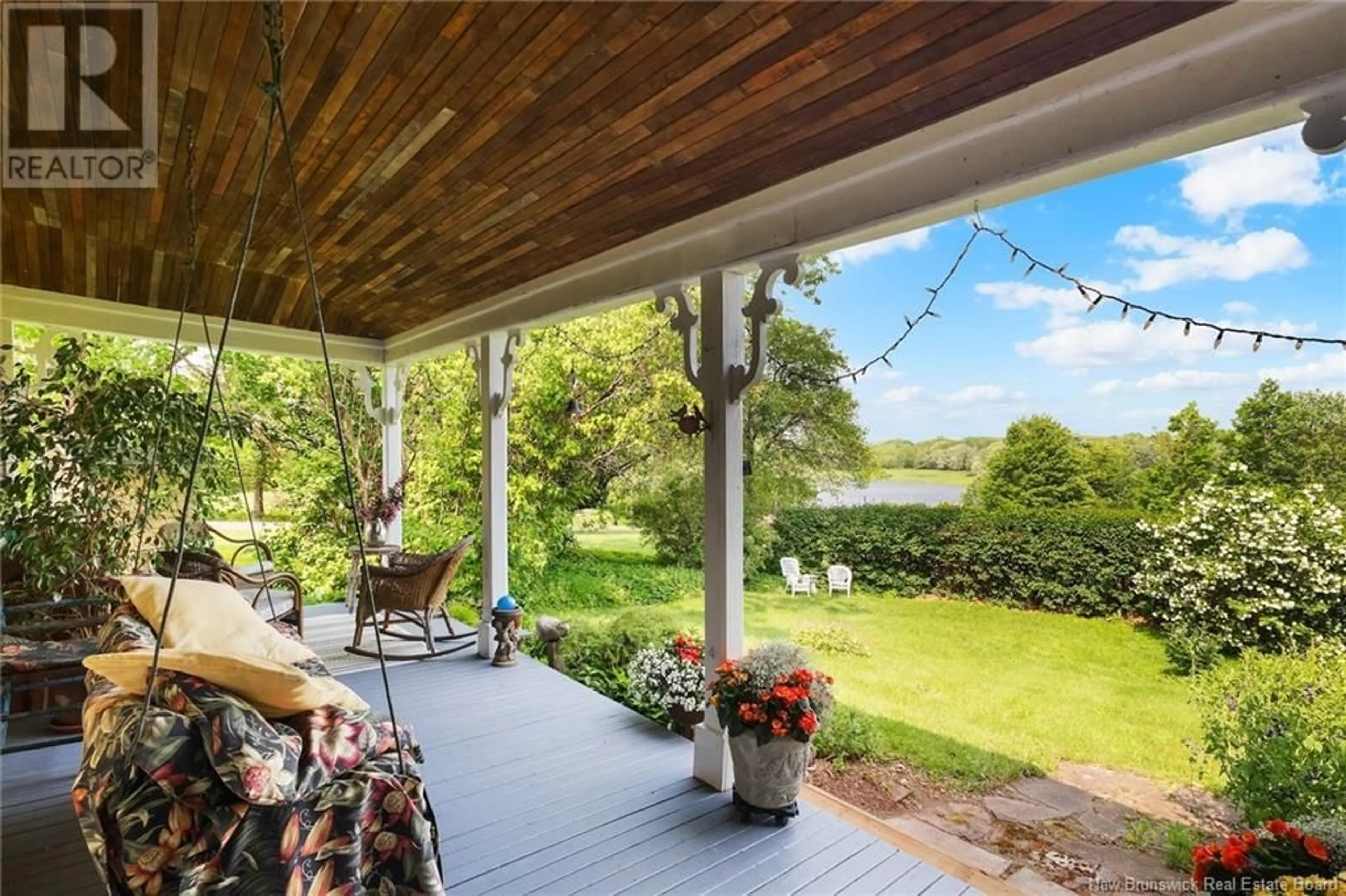 Patio, water/lake/river/ocean view for 94 TILLEY ROAD, Gagetown New Brunswick E5M1B6