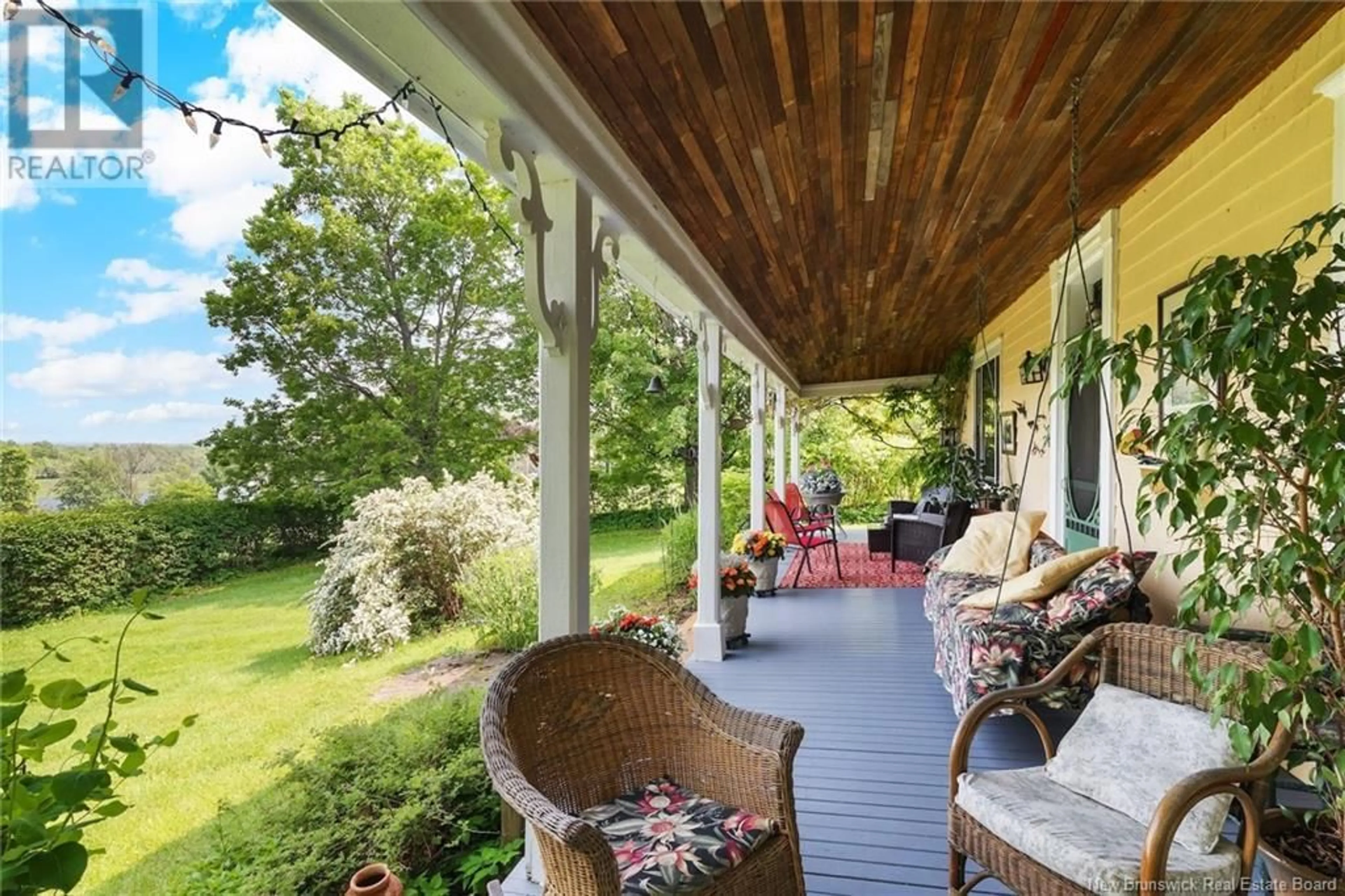 Patio, water/lake/river/ocean view for 94 TILLEY ROAD, Gagetown New Brunswick E5M1B6