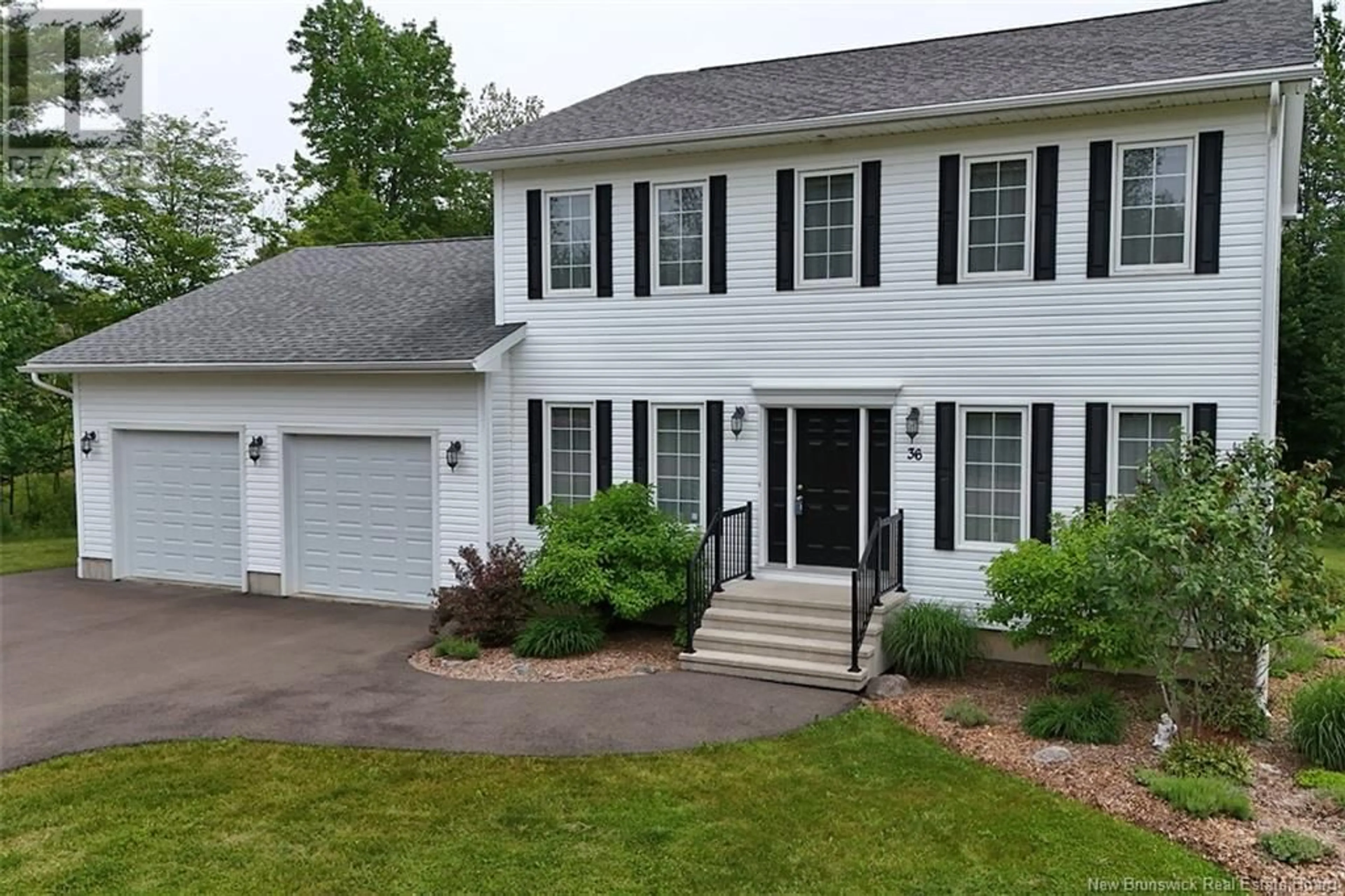 Home with vinyl exterior material, street for 36 ROBBY STREET, Douglas New Brunswick E3G8B4