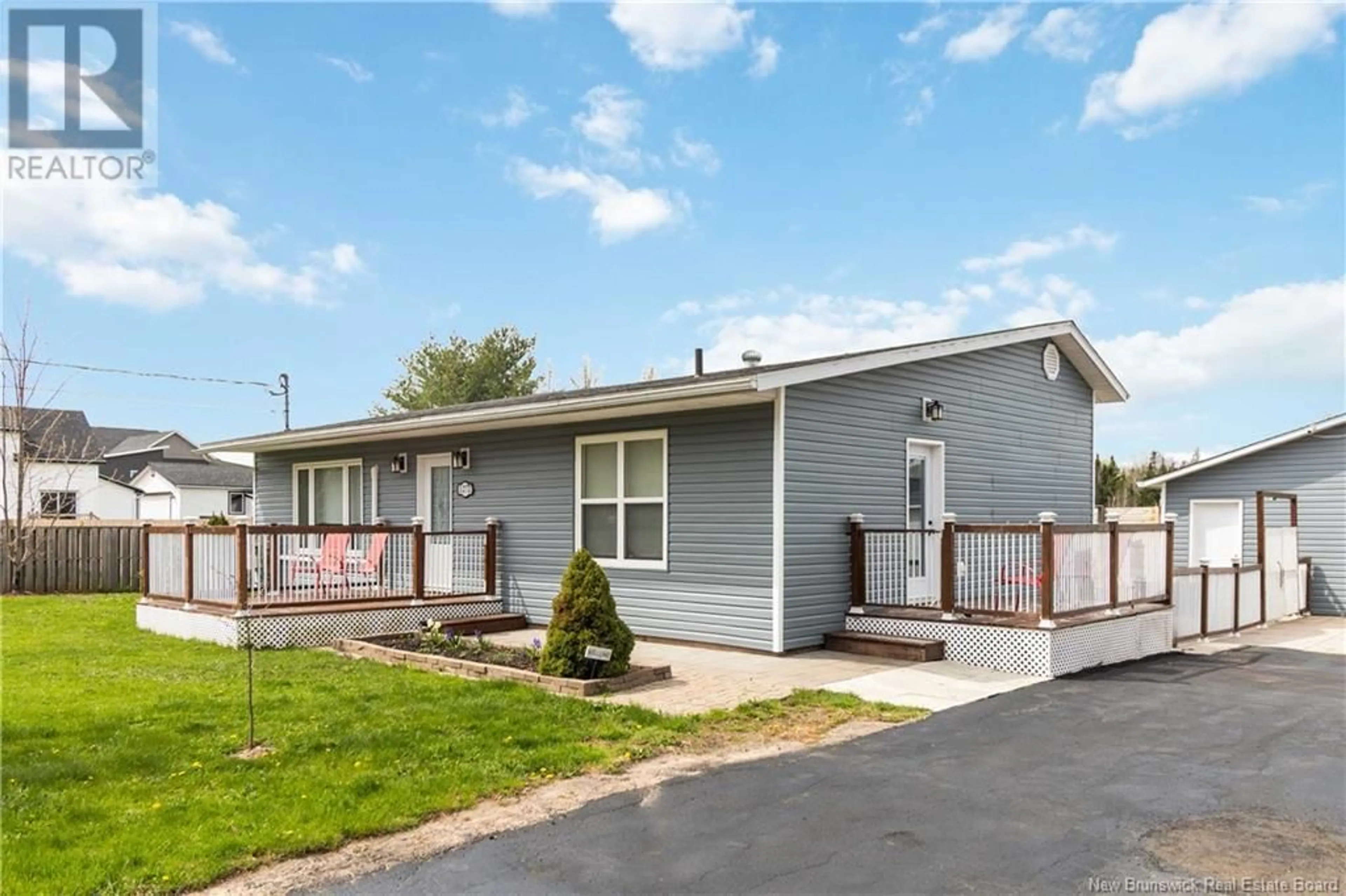 Home with vinyl exterior material, street for 1272 RYAN STREET, Moncton New Brunswick E1G2V6