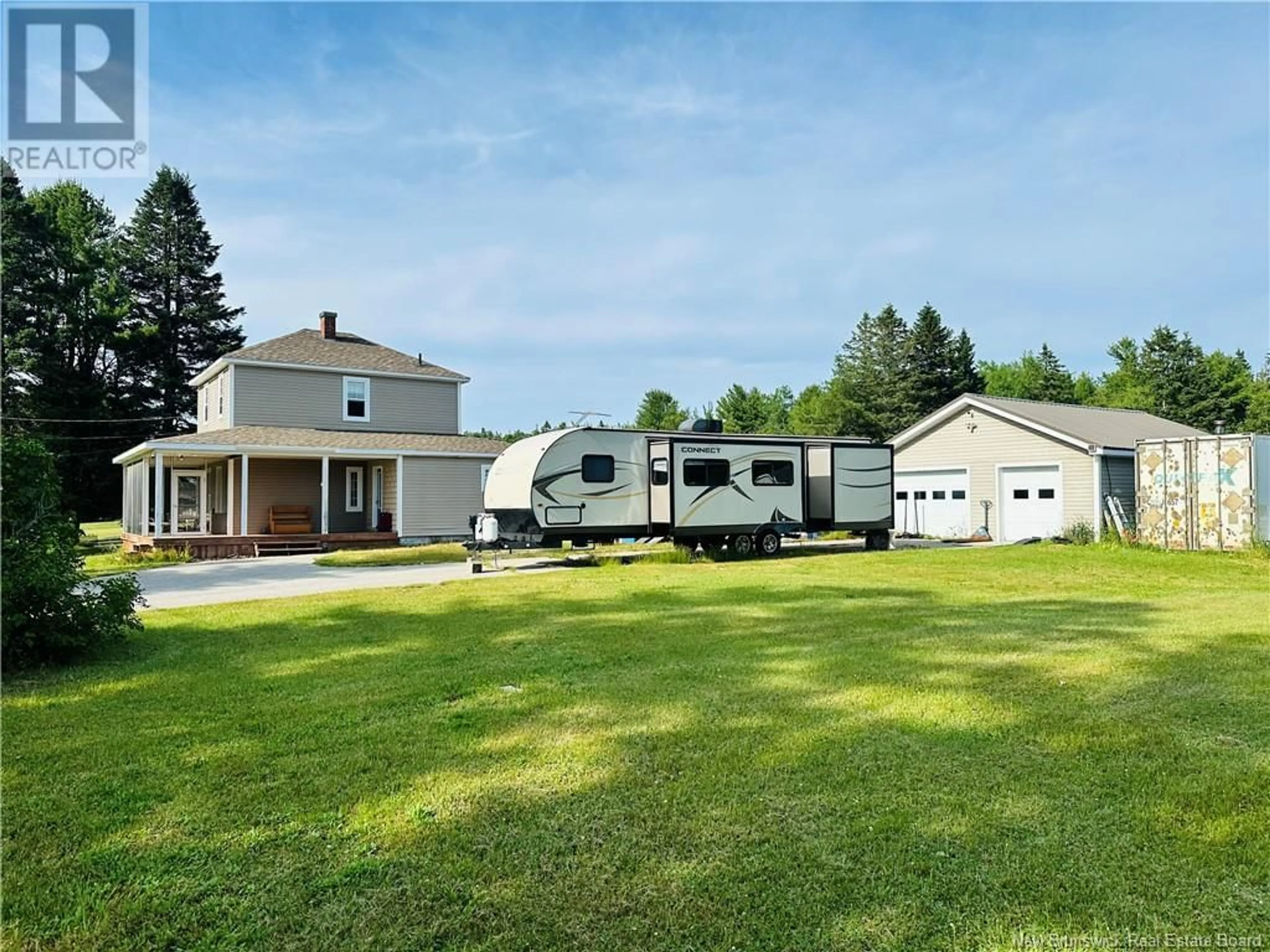 A pic from outside/outdoor area/front of a property/back of a property/a pic from drone, unknown for 1 THERIAULT HACHE ROAD, Baie-Sainte-Anne New Brunswick E9A1N7