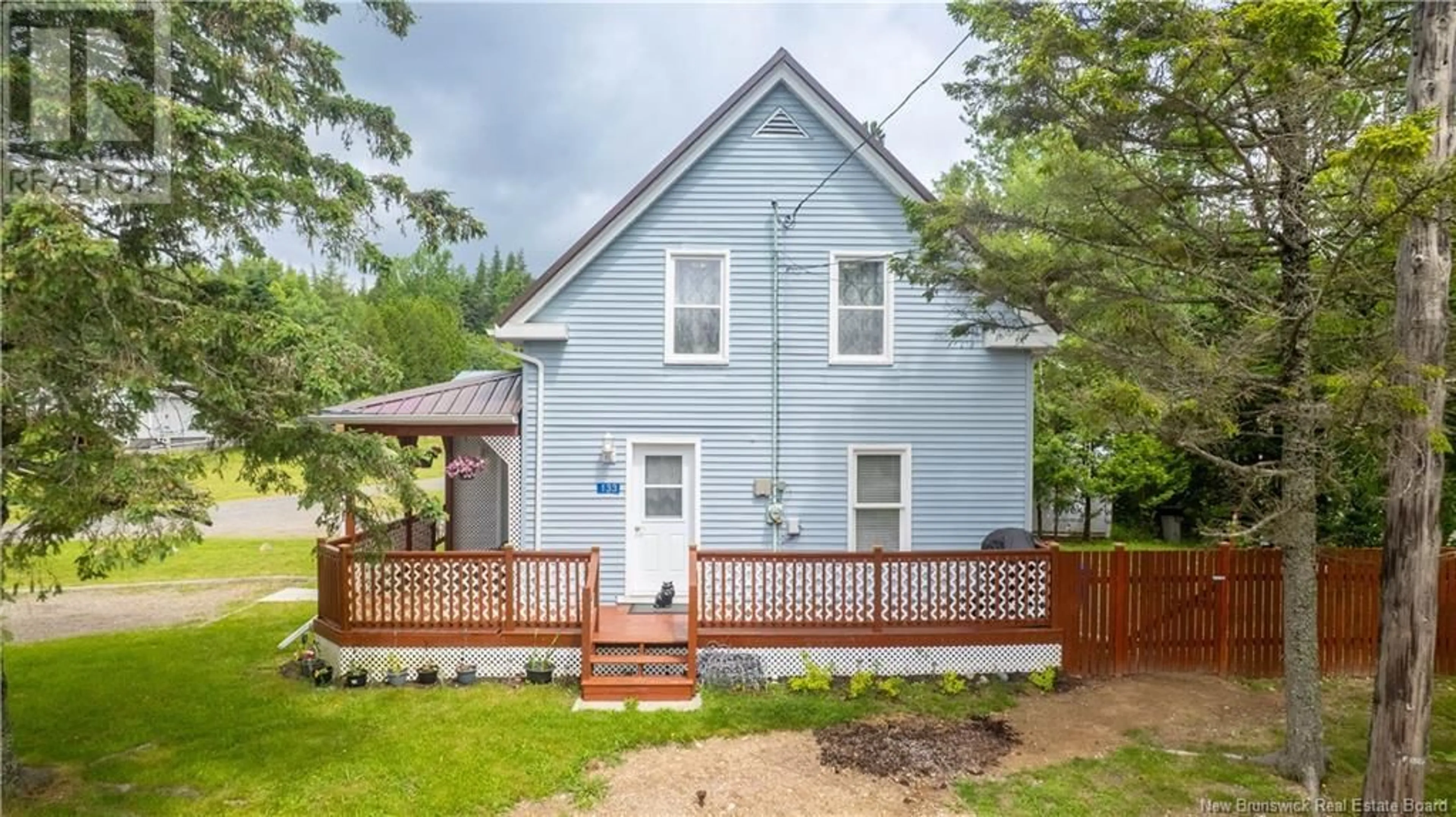 Home with vinyl exterior material, street for 133 MAIN STREET, St George New Brunswick E5C3J8