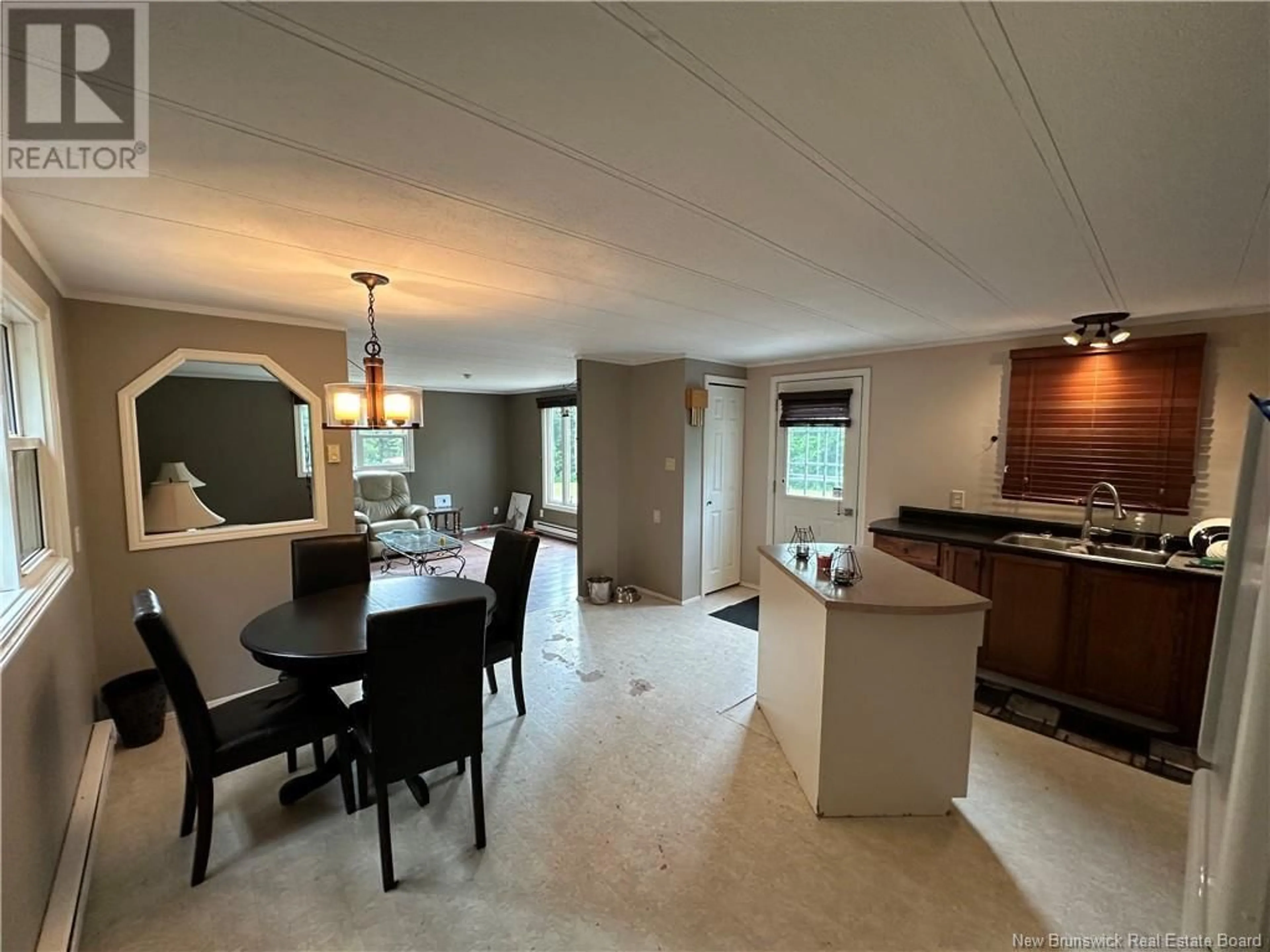 Open concept kitchen, ceramic/tile floor for 4901 ROUTE 115, McKees Mills New Brunswick E4V2T3
