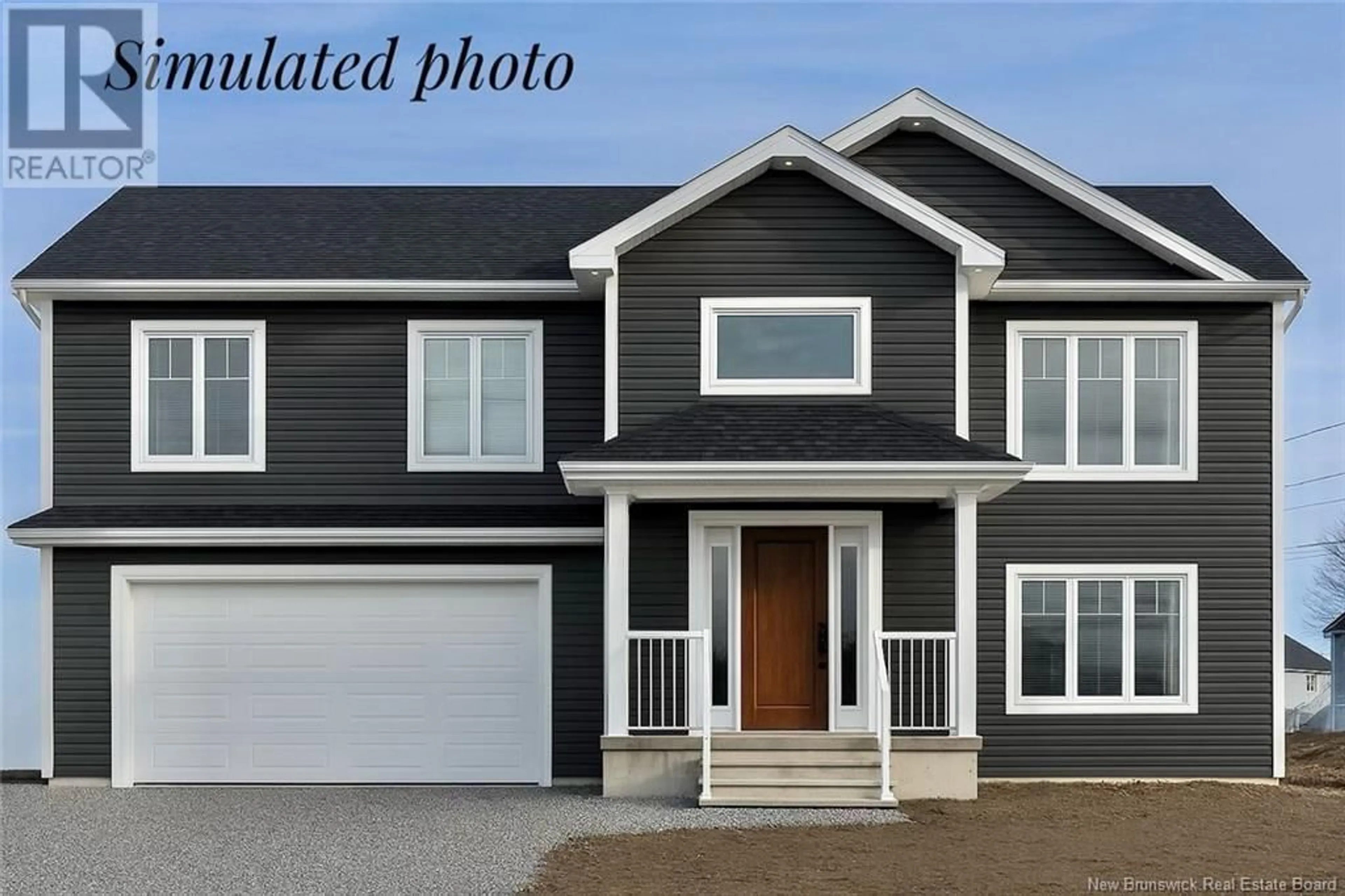 Home with vinyl exterior material, street for 9 LEBARON COURT, Fredericton New Brunswick E3G0K5