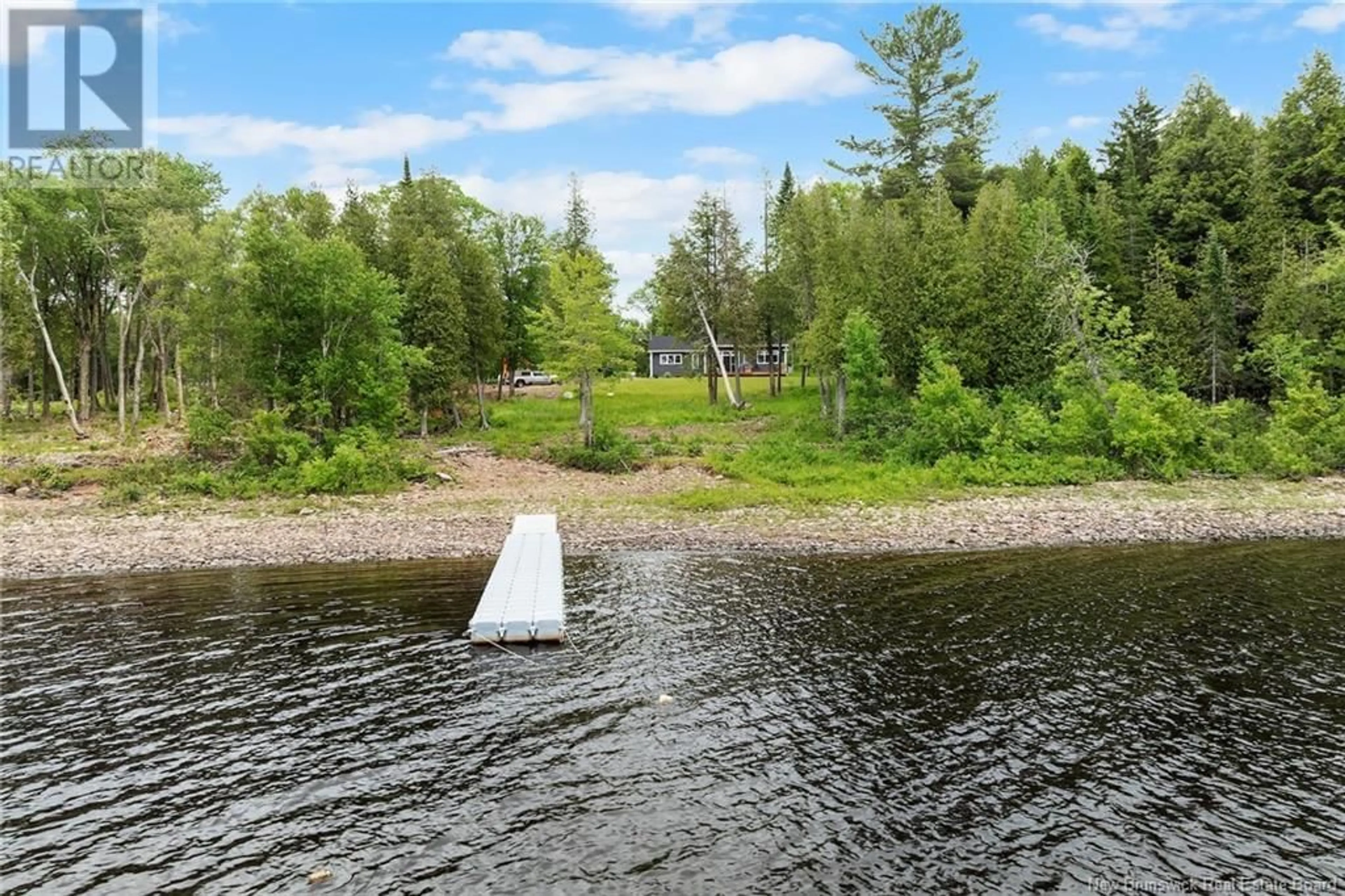 A pic from outside/outdoor area/front of a property/back of a property/a pic from drone, water/lake/river/ocean view for 456 COX POINT ROAD, Cumberland Bay New Brunswick E4A3N9