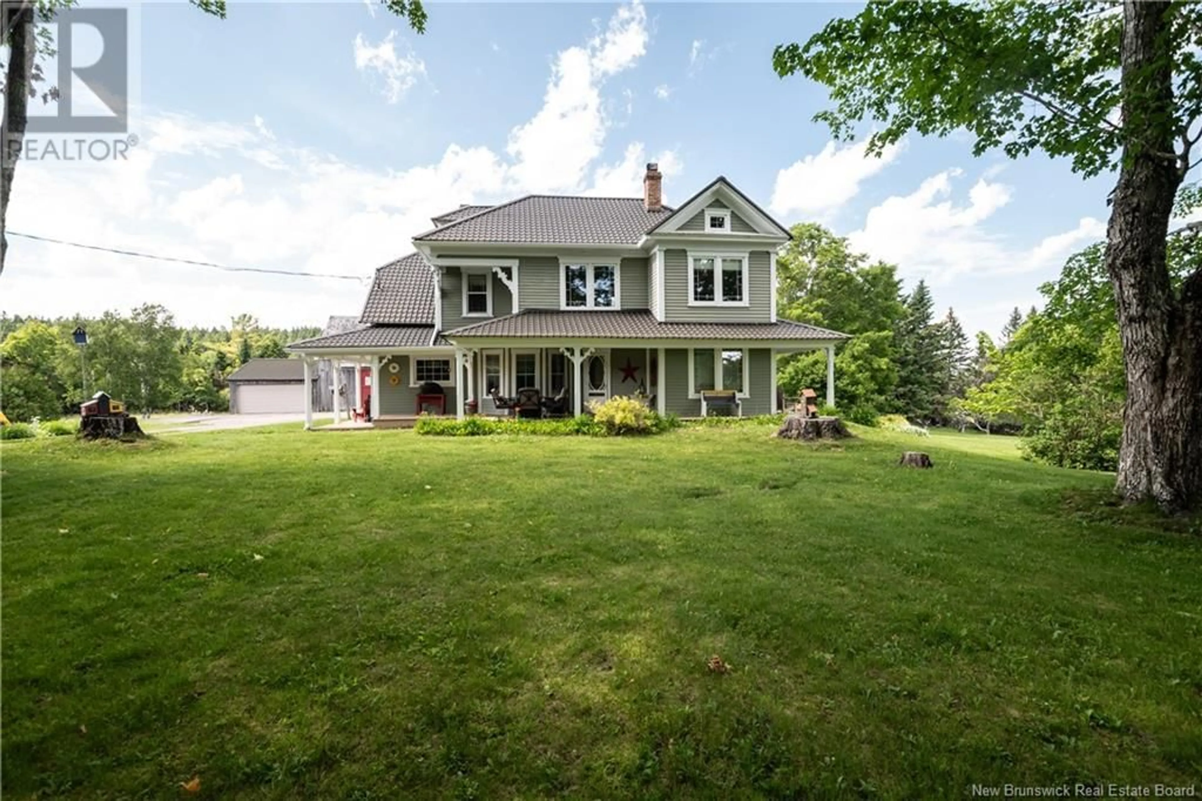 A pic from outside/outdoor area/front of a property/back of a property/a pic from drone, unknown for 3415 ROUTE 114, Edgetts Landing New Brunswick E4H2G4